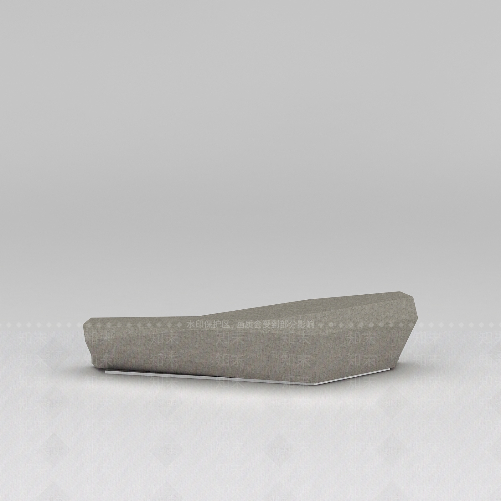 现代车展接待台3D模型下载【ID:1200048315】