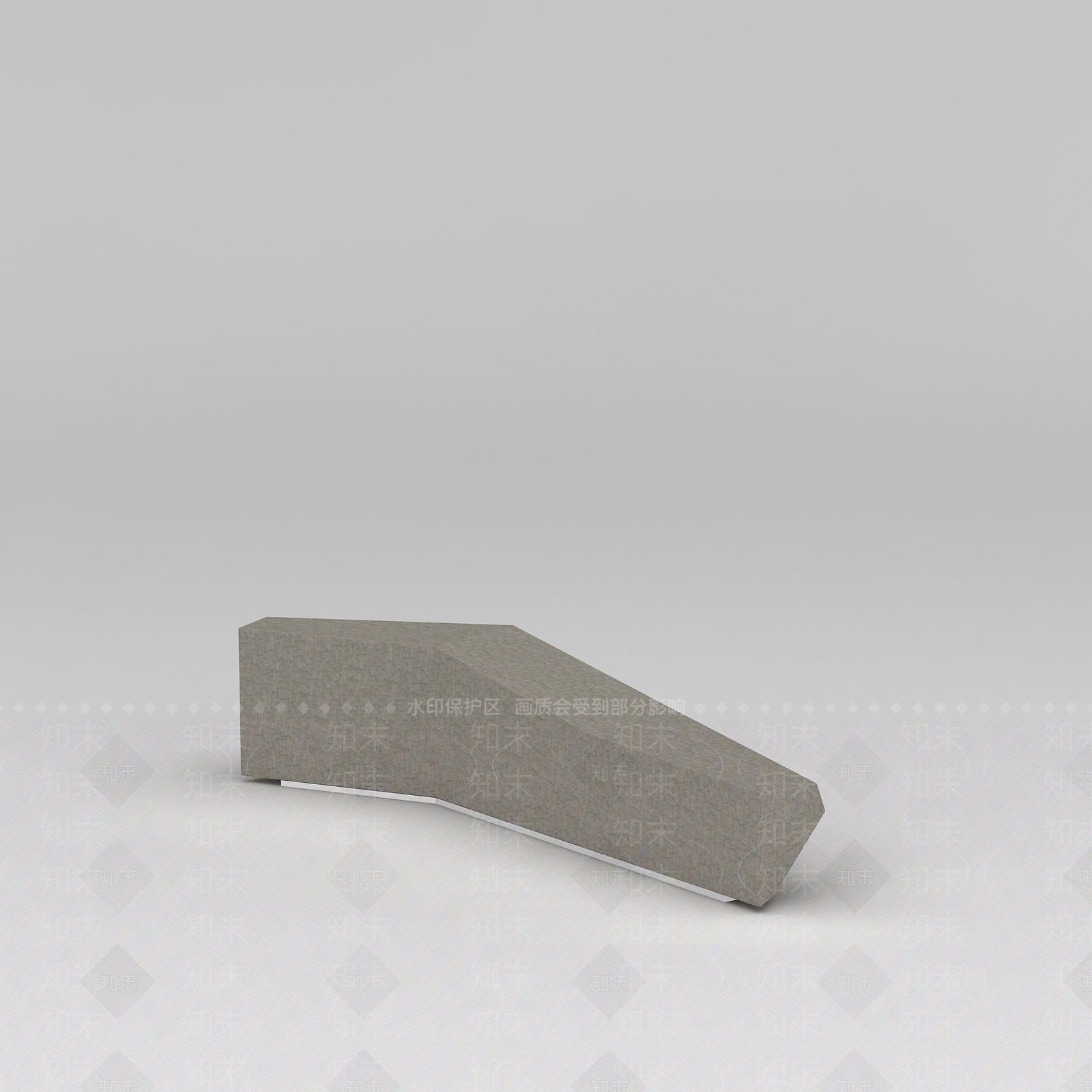 现代车展接待台3D模型下载【ID:1200048315】