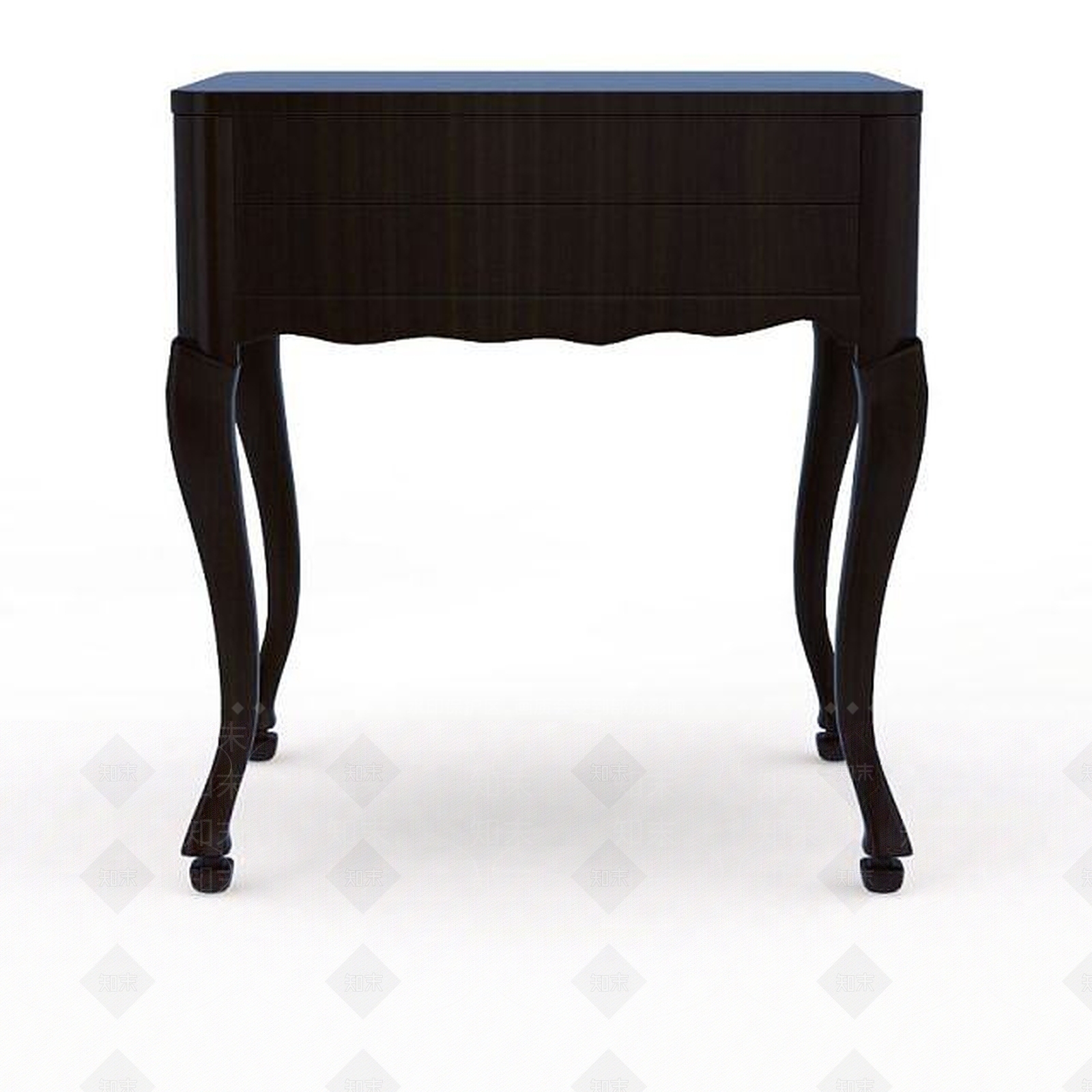 欧式古典欧式实木边柜3D模型下载【ID:1200048826】