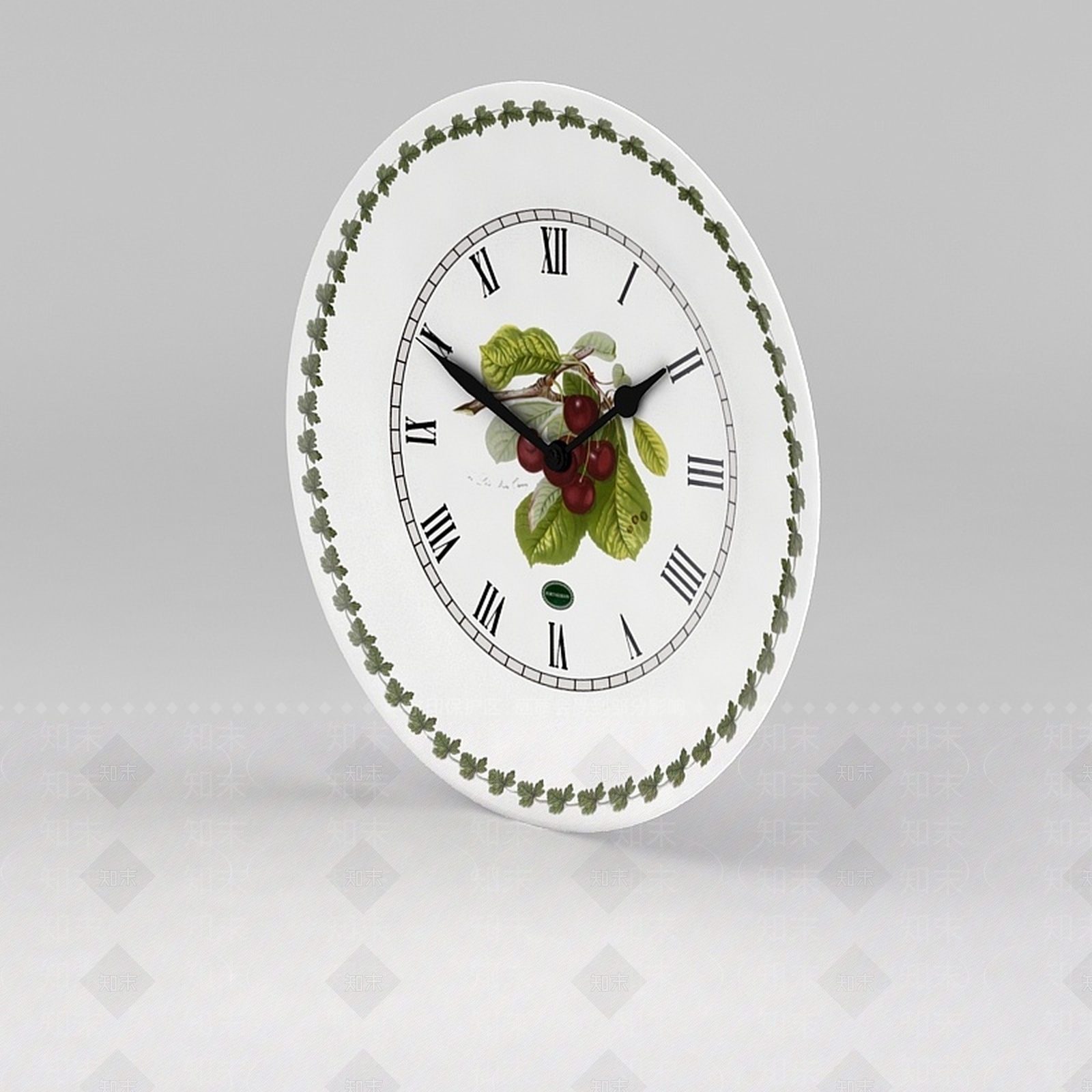 现代陶瓷装饰挂表3D模型下载【ID:1200051394】