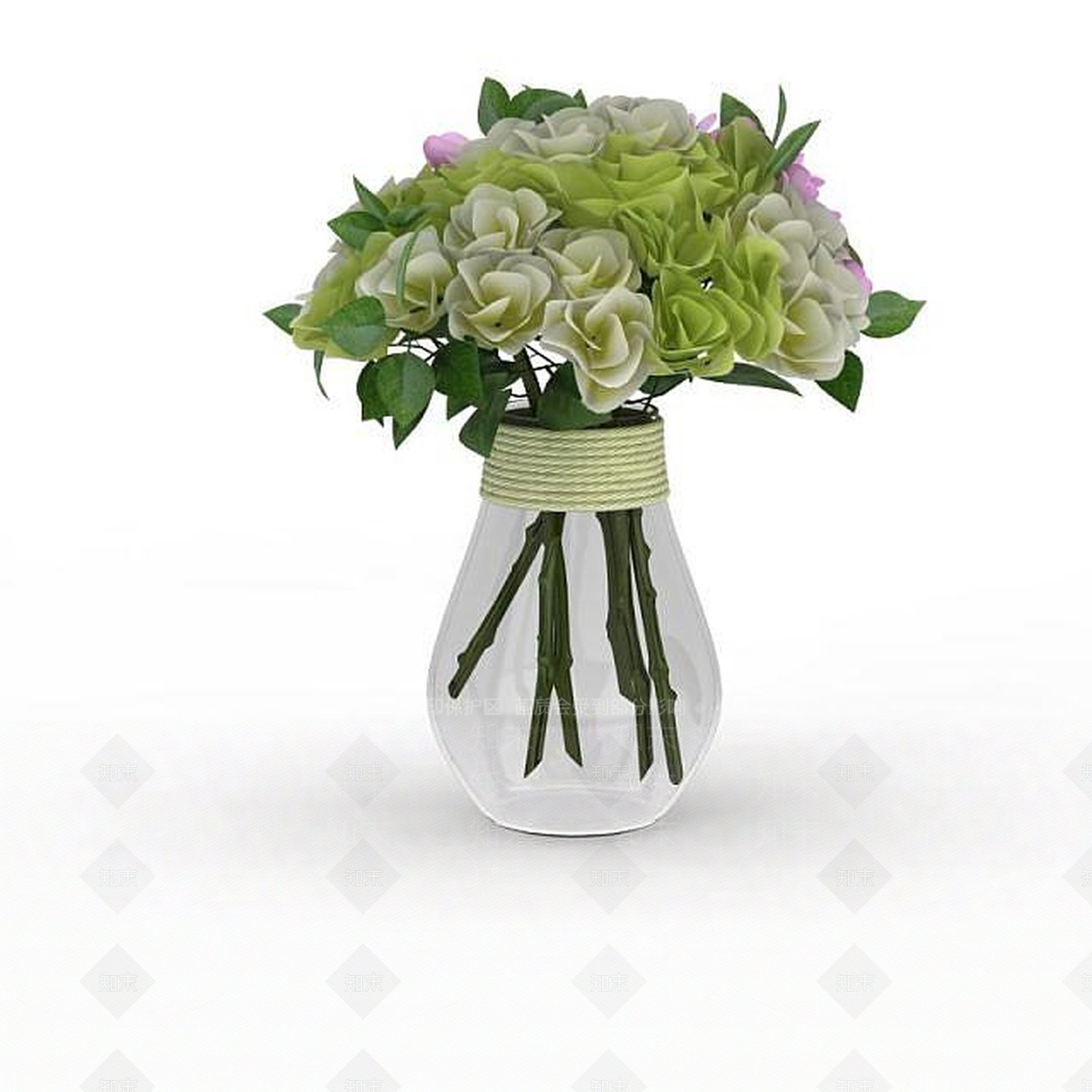 现代装饰花瓶3D模型下载【ID:1200053047】