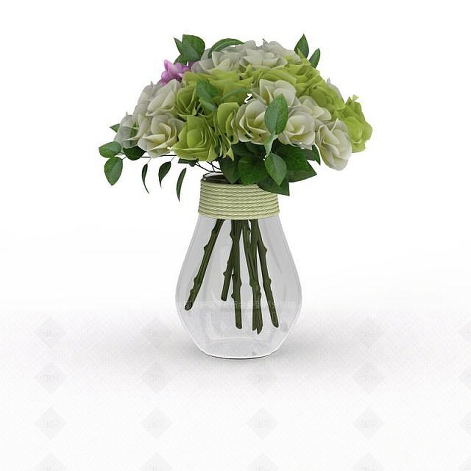 现代装饰花瓶3D模型下载【ID:1200053047】