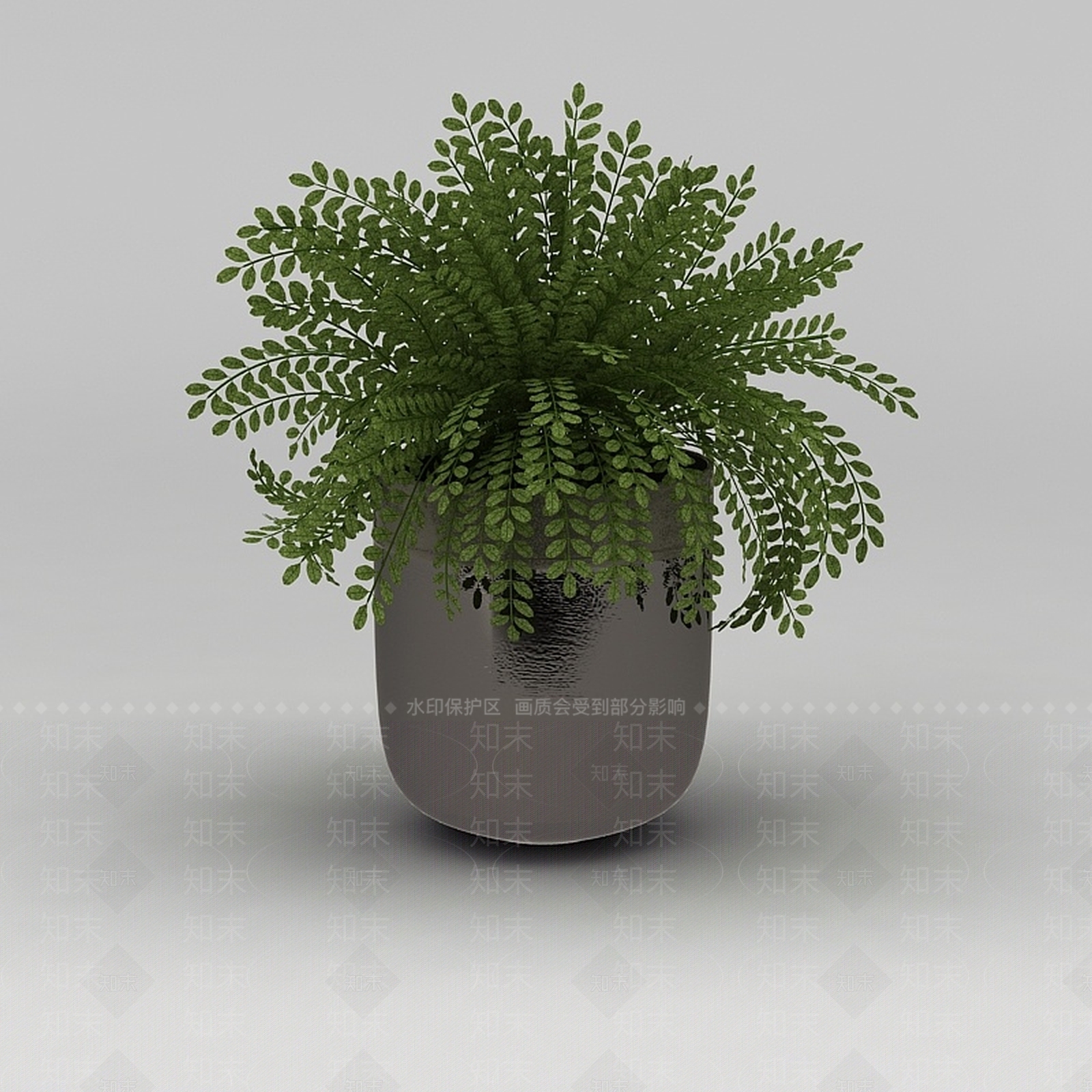 现代室内绿植盆栽3D模型下载【ID:1200053298】