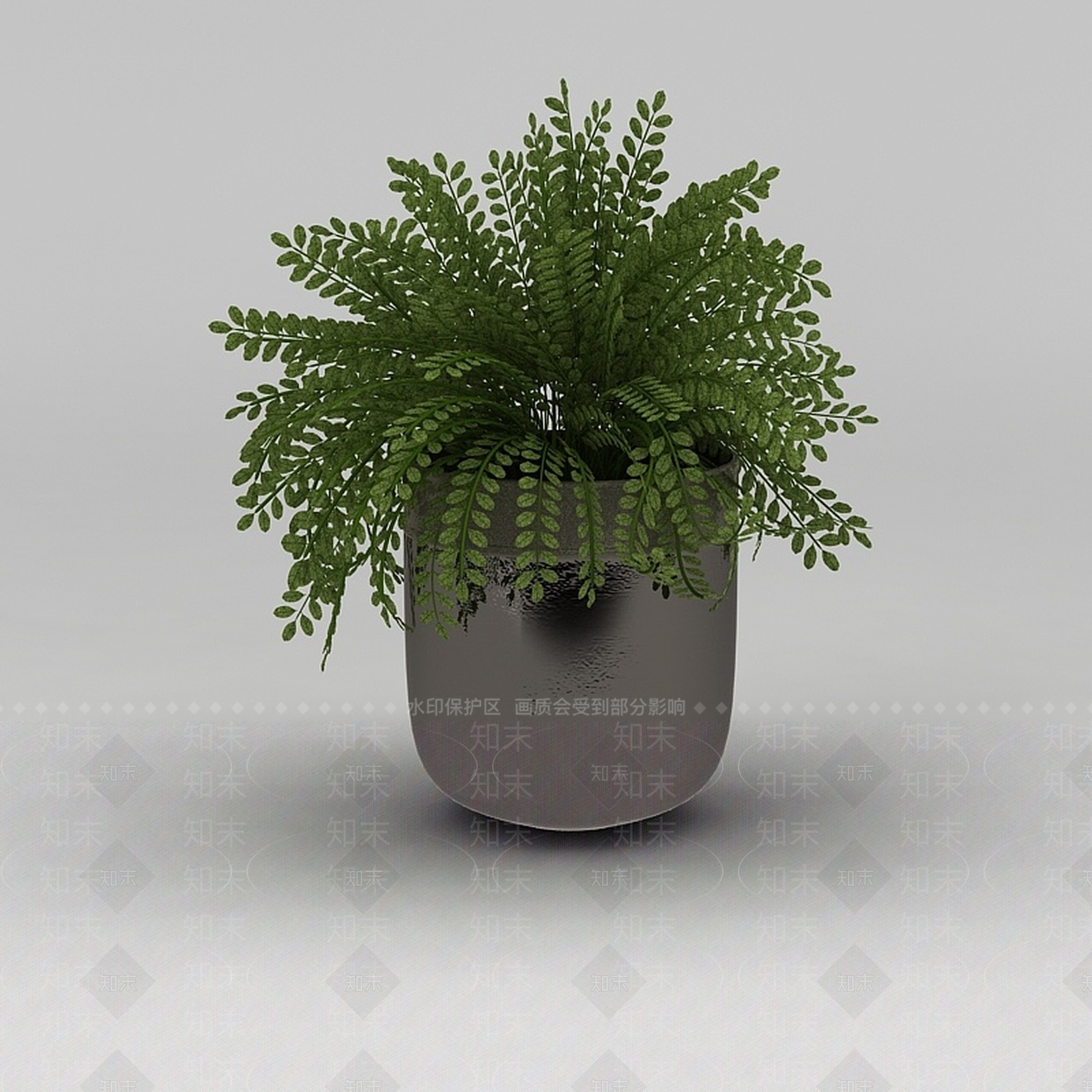 现代室内绿植盆栽3D模型下载【ID:1200053298】