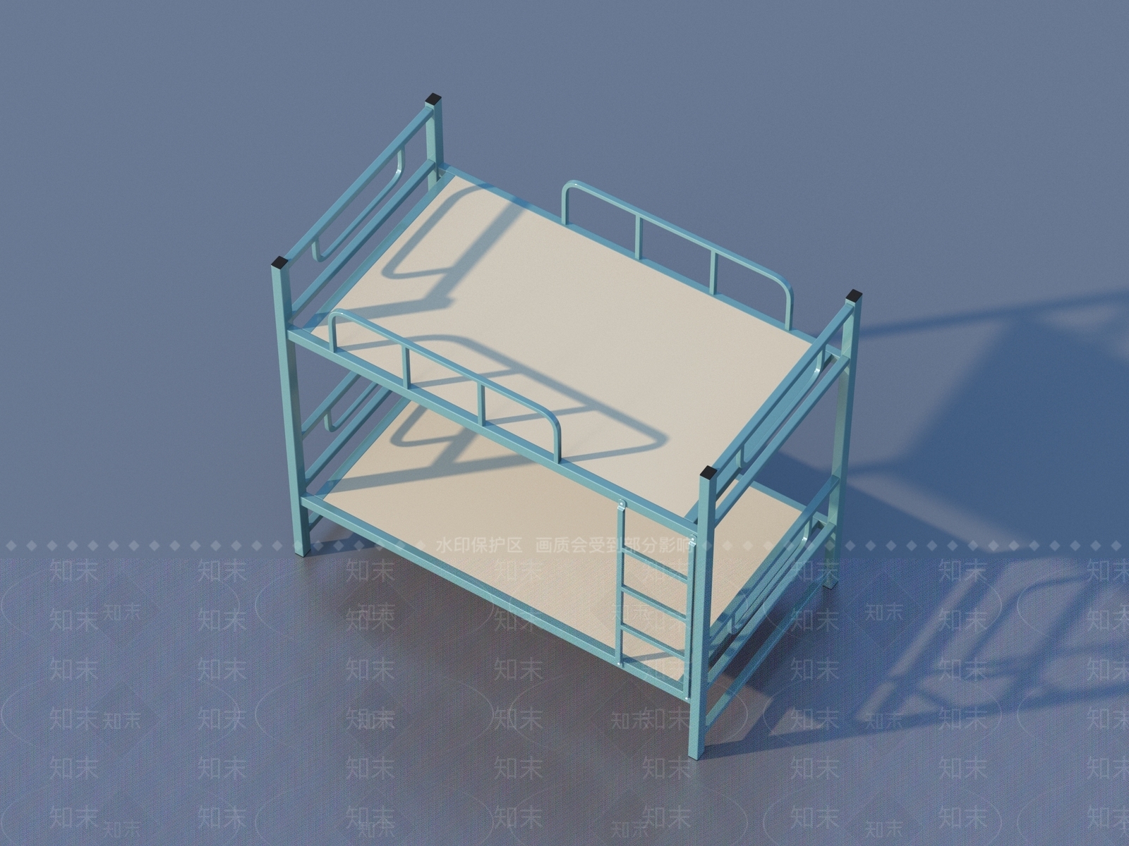 现代上下床SU模型下载【ID:1200054028】
