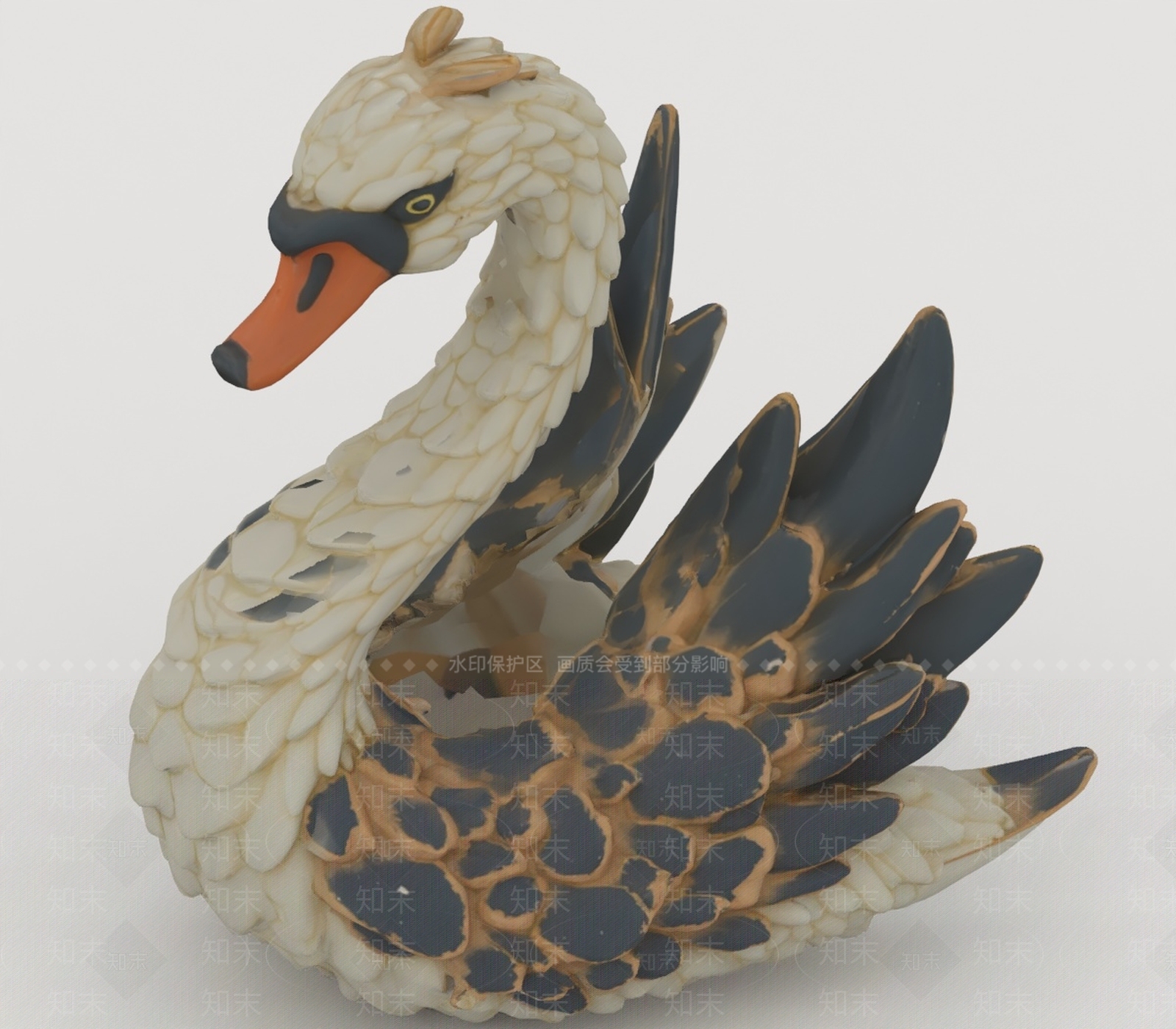 现代摆件组合3D模型下载【ID:1200055315】