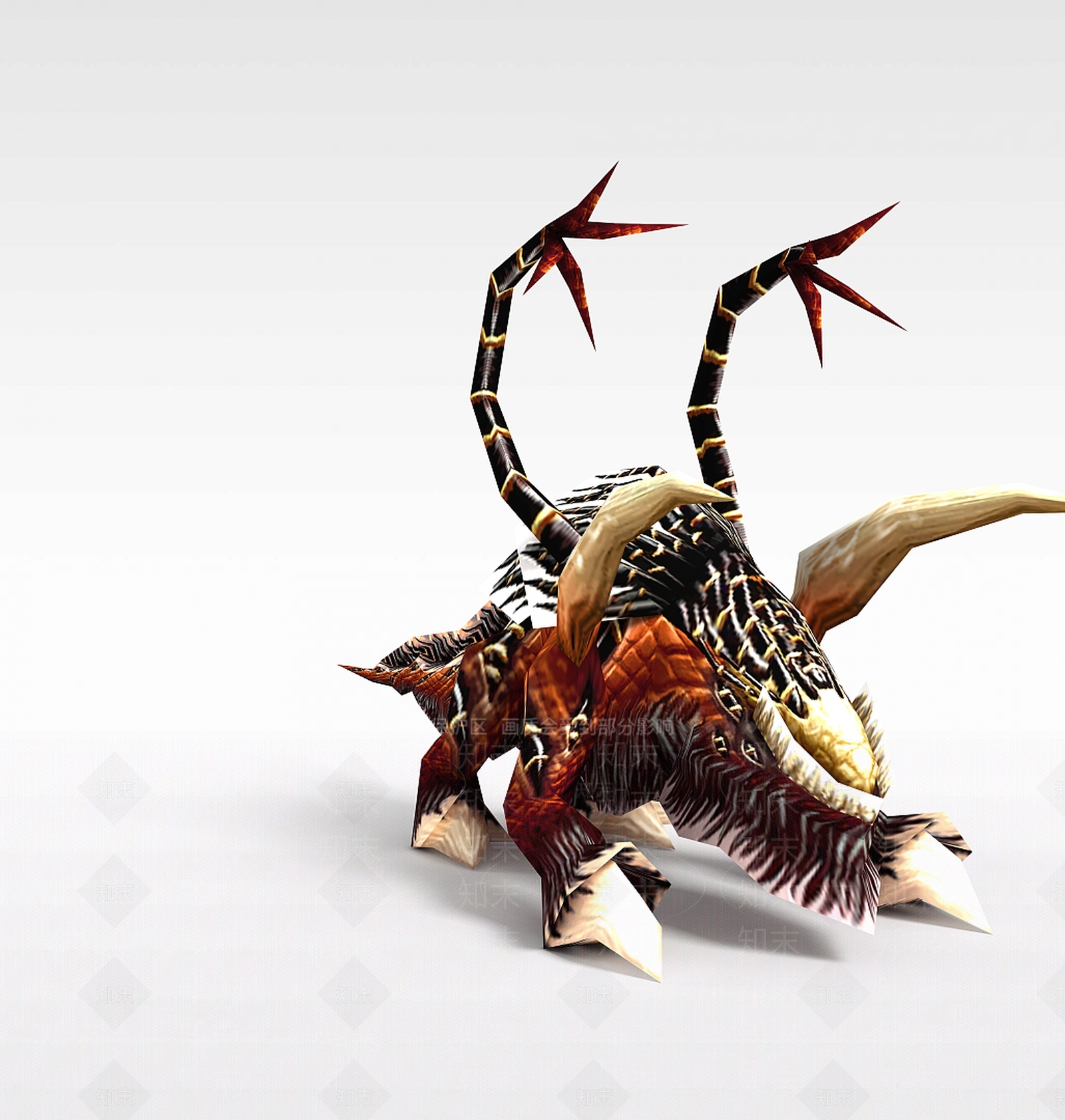 现代龙子谷游戏动漫角色怪物3D模型下载【ID:1200055618】