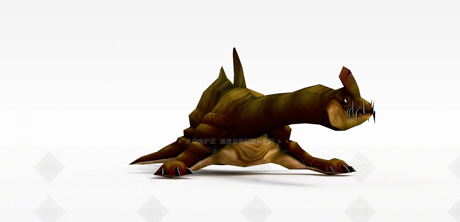 现代游戏角色怪兽3D模型下载【ID:1200056058】