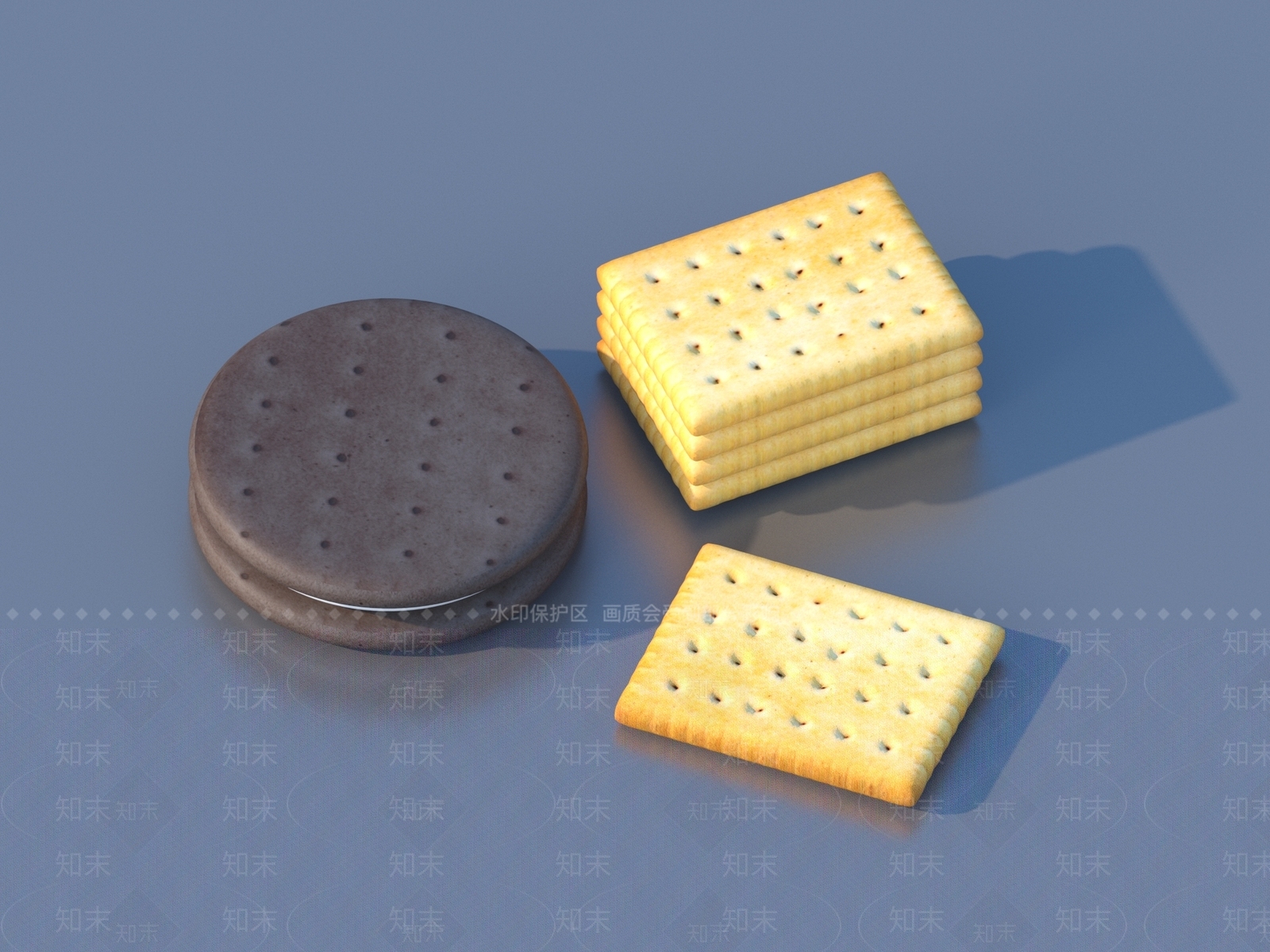 酒水食物3D模型下载【ID:1200061397】