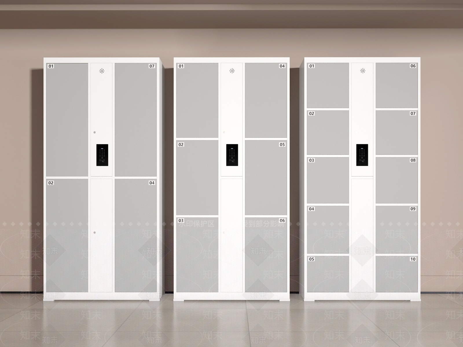 现代其他柜子3D模型下载【ID:1200076614】