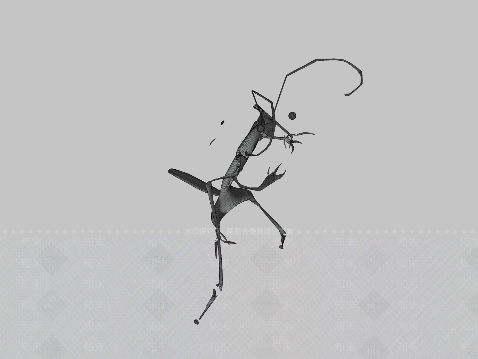 虚拟人物SU模型下载【ID:1200078566】