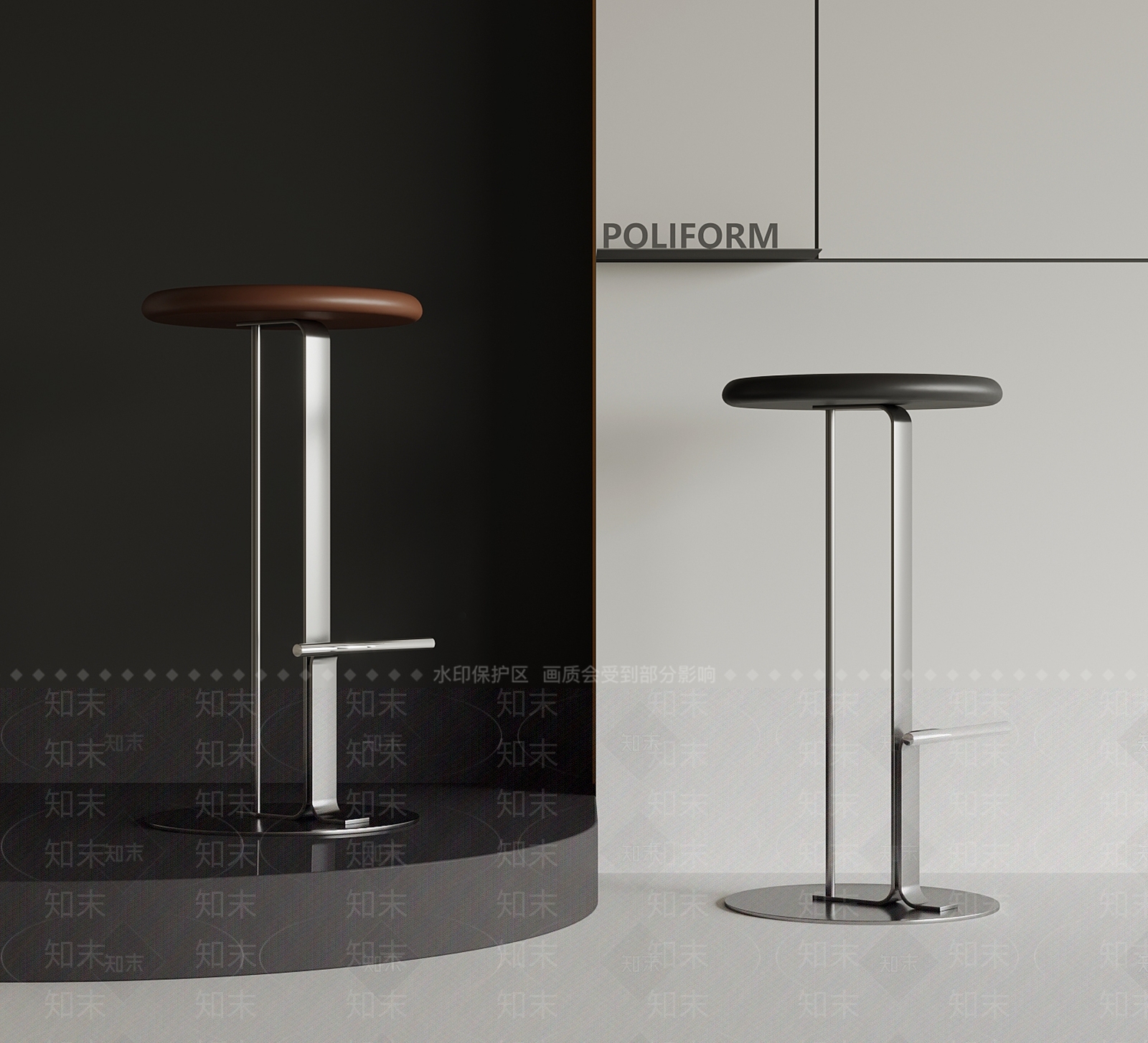 现代吧凳SU模型下载【ID:1200082312】