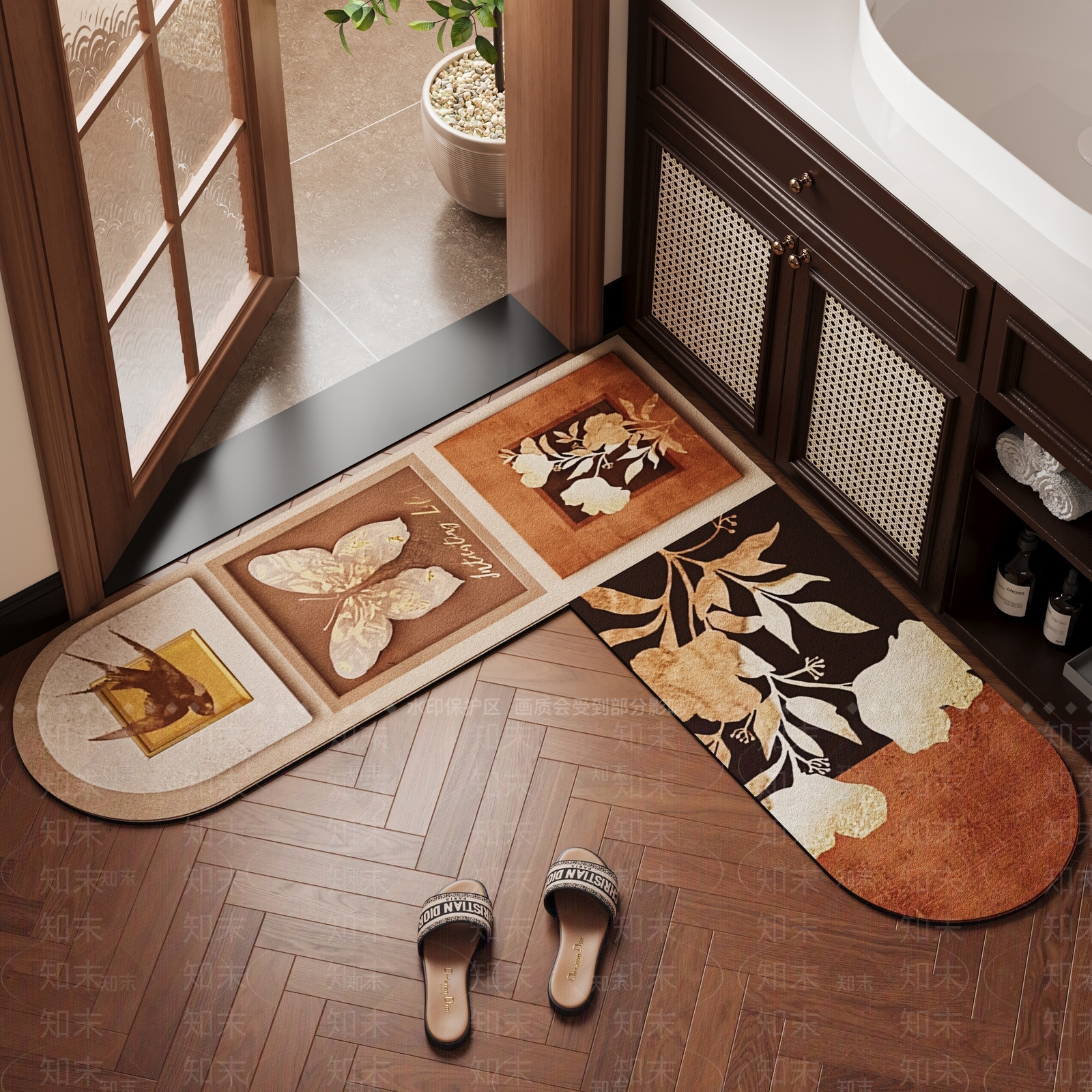 美式卫生间3D模型下载【ID:1200090994】