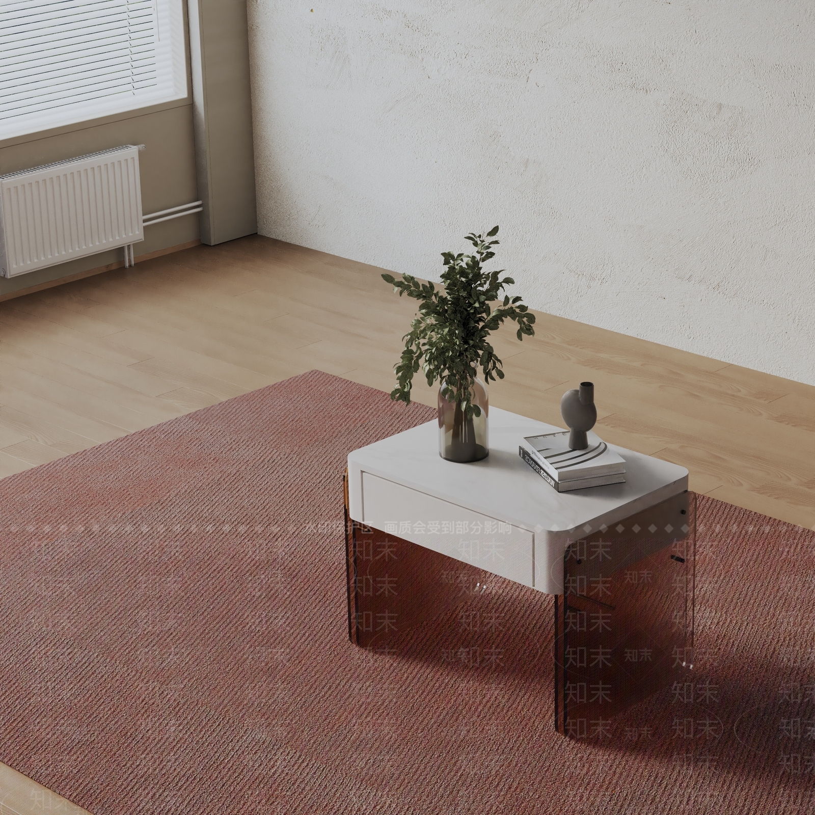 现代床头柜3D模型下载【ID:1200090468】