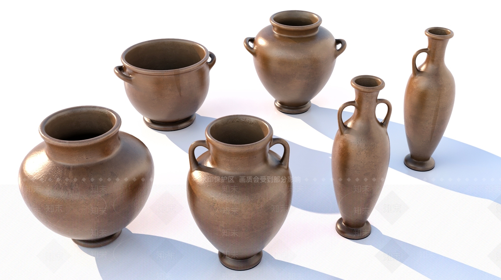 现代罐子3D模型下载【ID:1200095070】