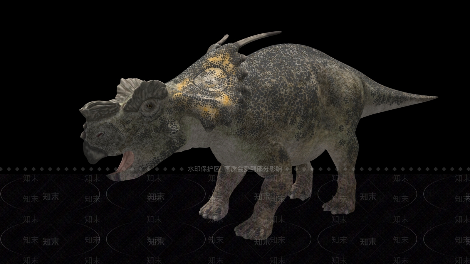 爬行类动物3D模型下载【ID:1200095129】