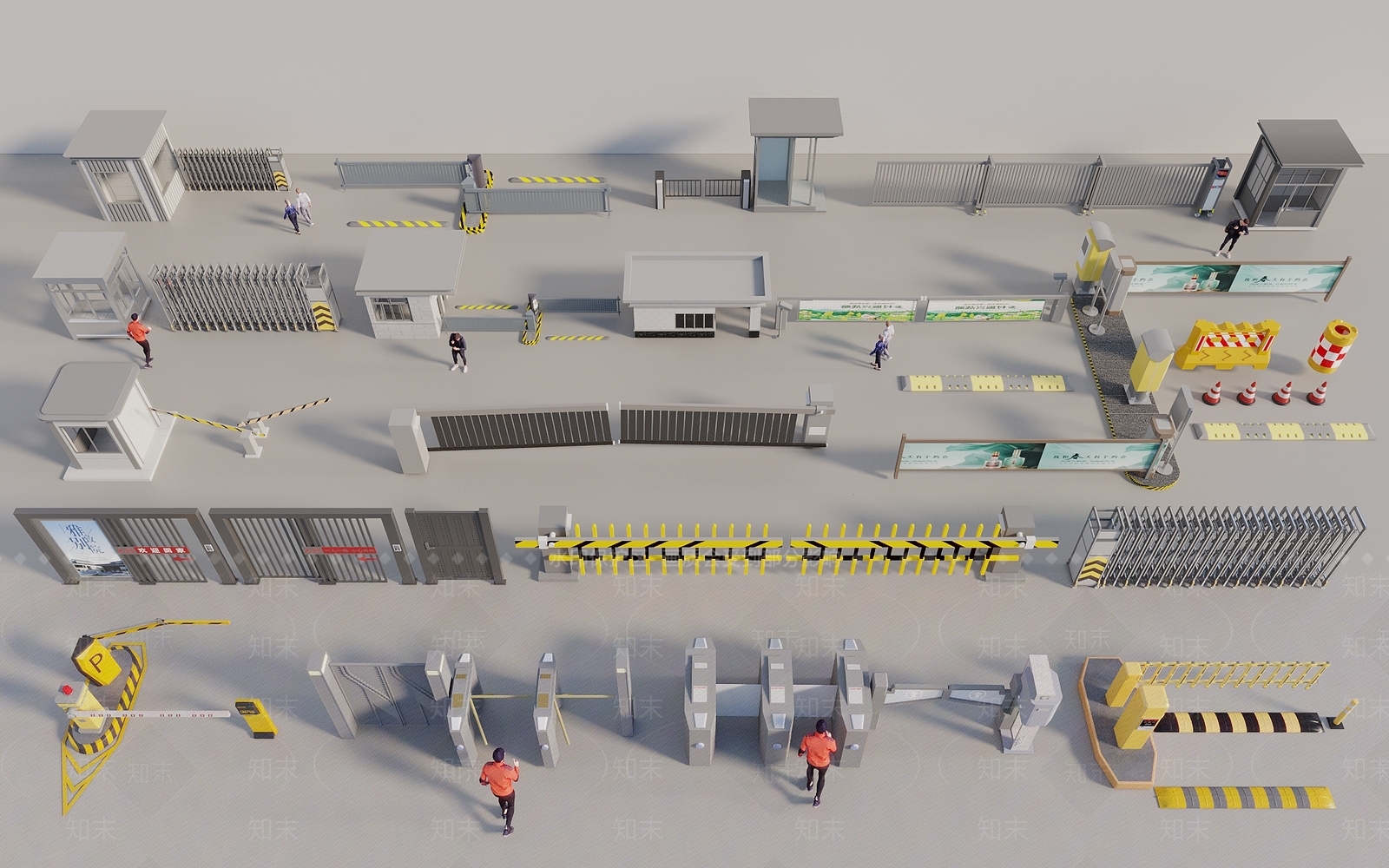 门禁SU模型下载【ID:1200095985】