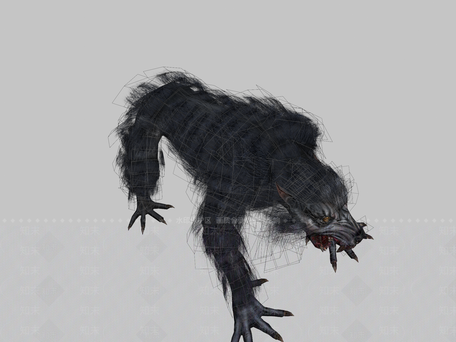 虚拟人物SU模型下载【ID:1200102557】
