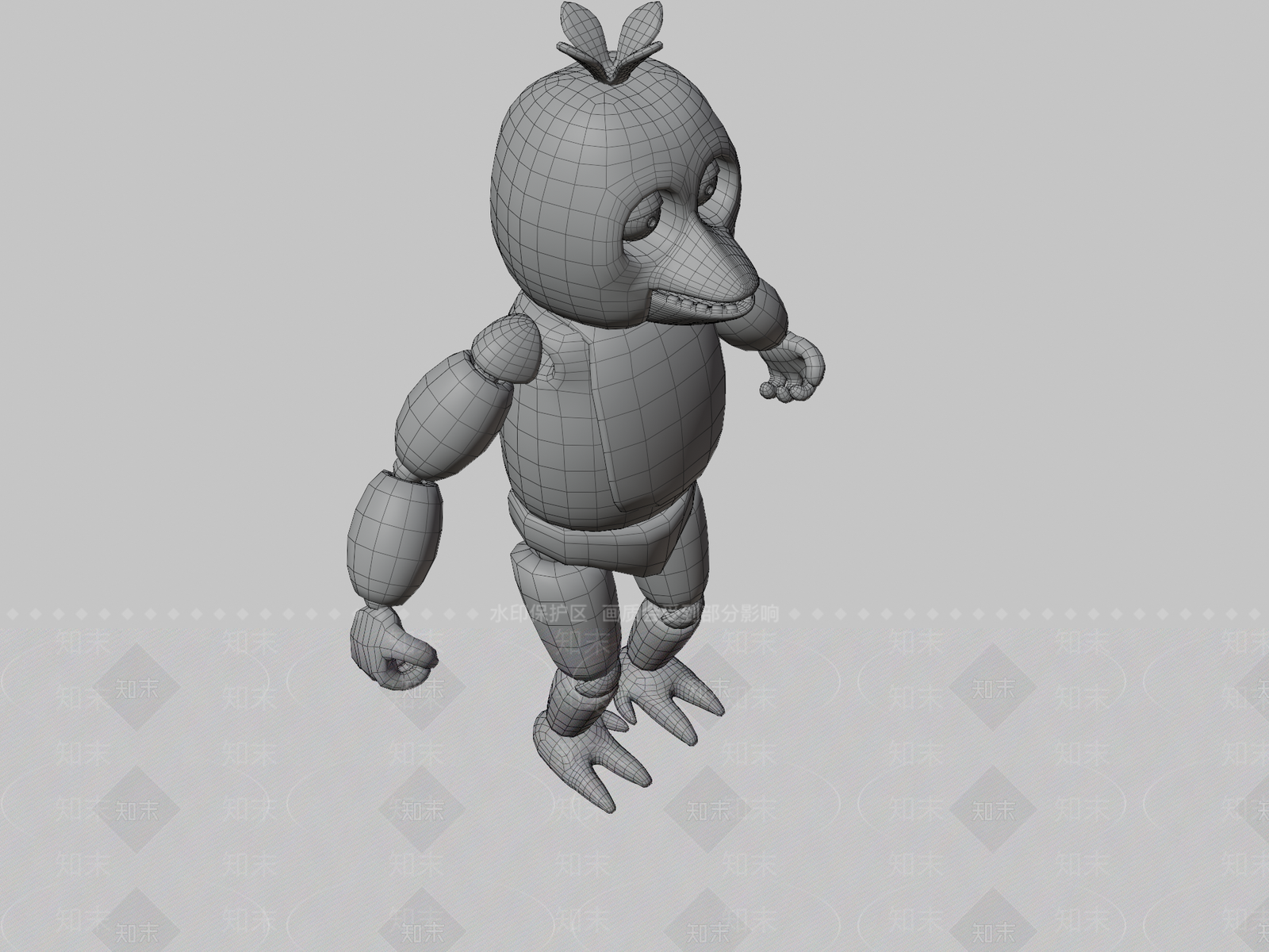 虚拟人物SU模型下载【ID:1200108557】