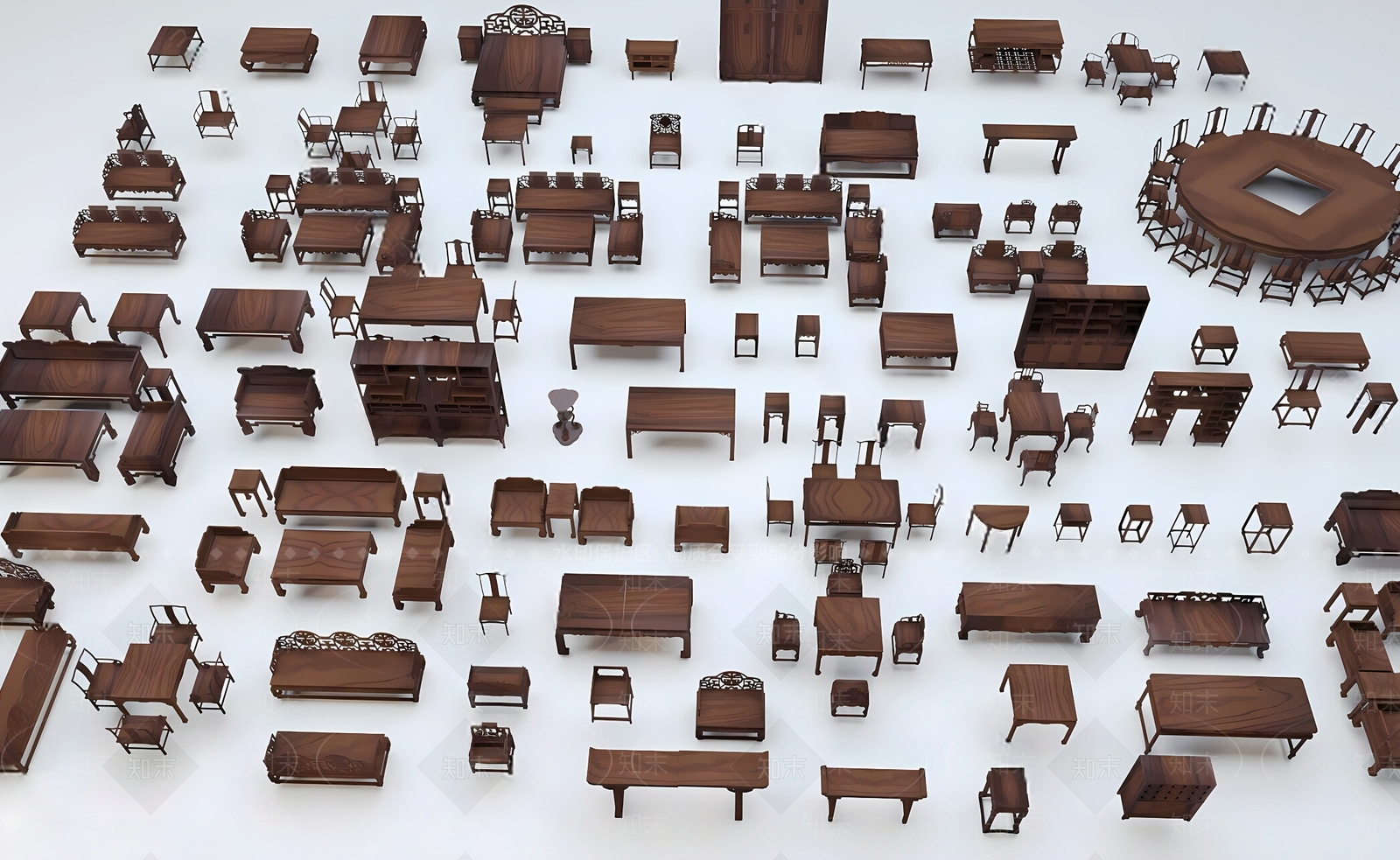 现代其他户外家具SU模型下载【ID:1200110986】