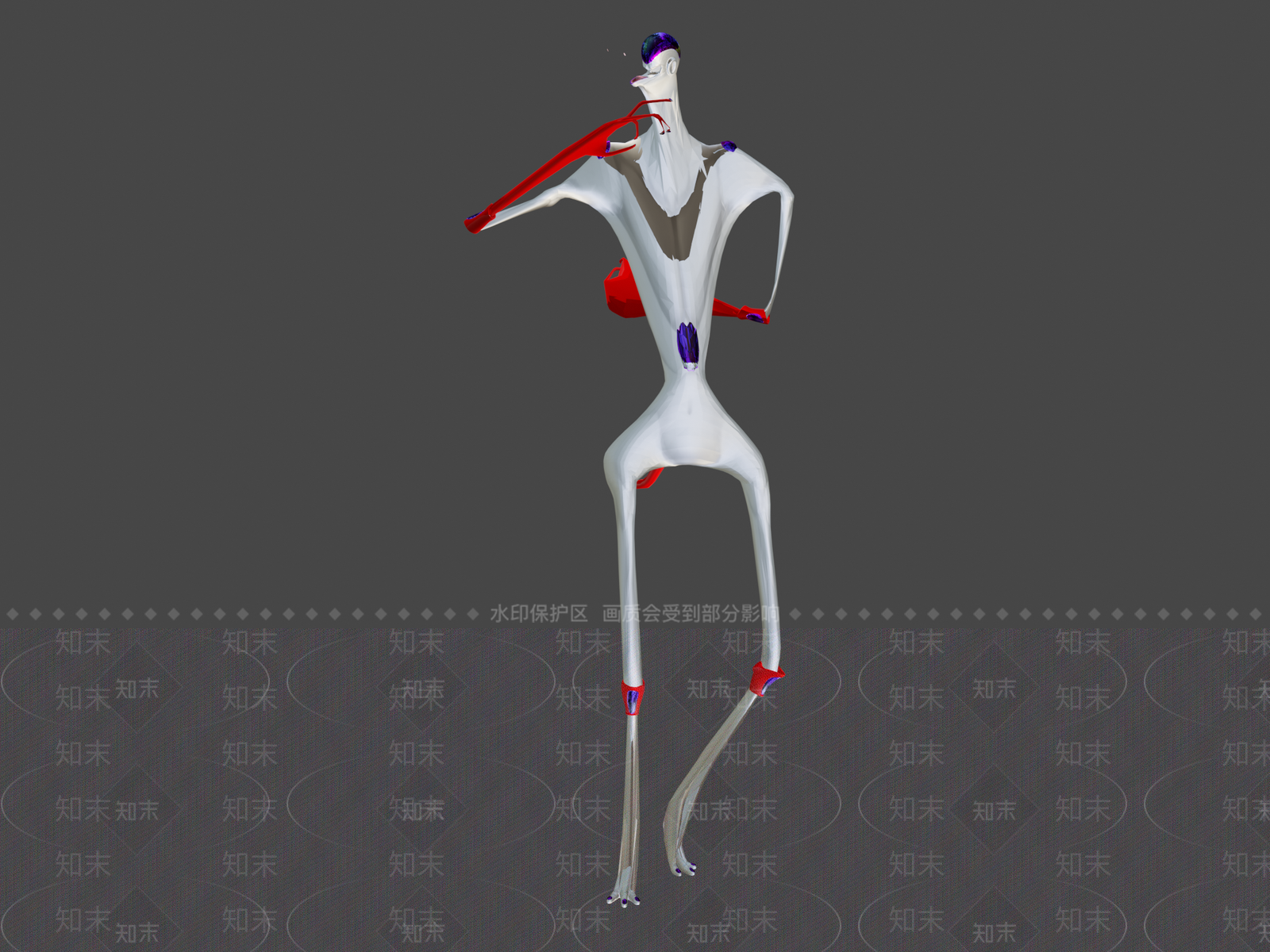 虚拟人物SU模型下载【ID:1200119994】
