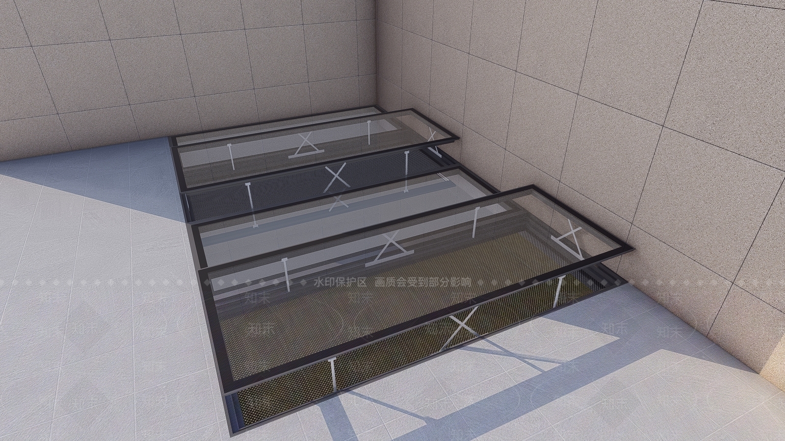 现代别墅SU模型下载【ID:1200120556】