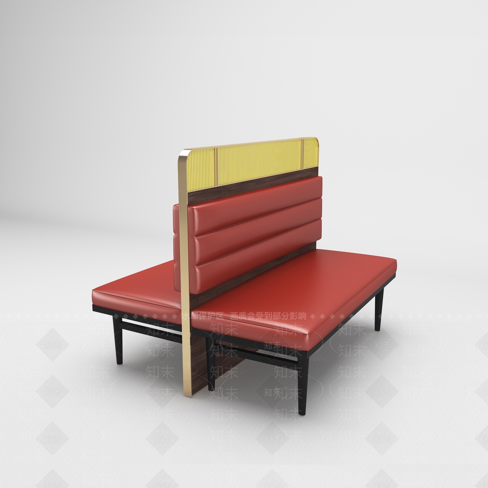 现代双人沙发3D模型下载【ID:1200124431】