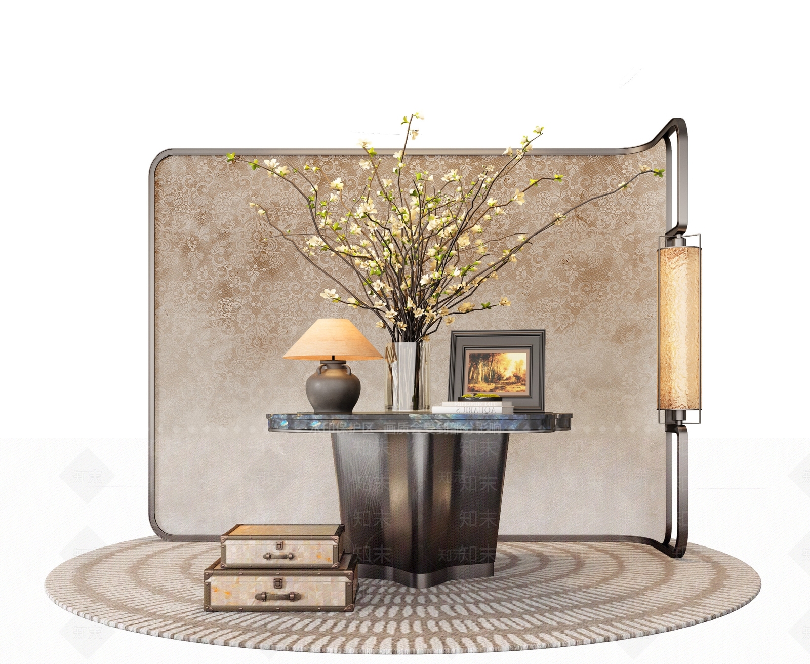 现代意式其他桌子3D模型下载【ID:1200133065】