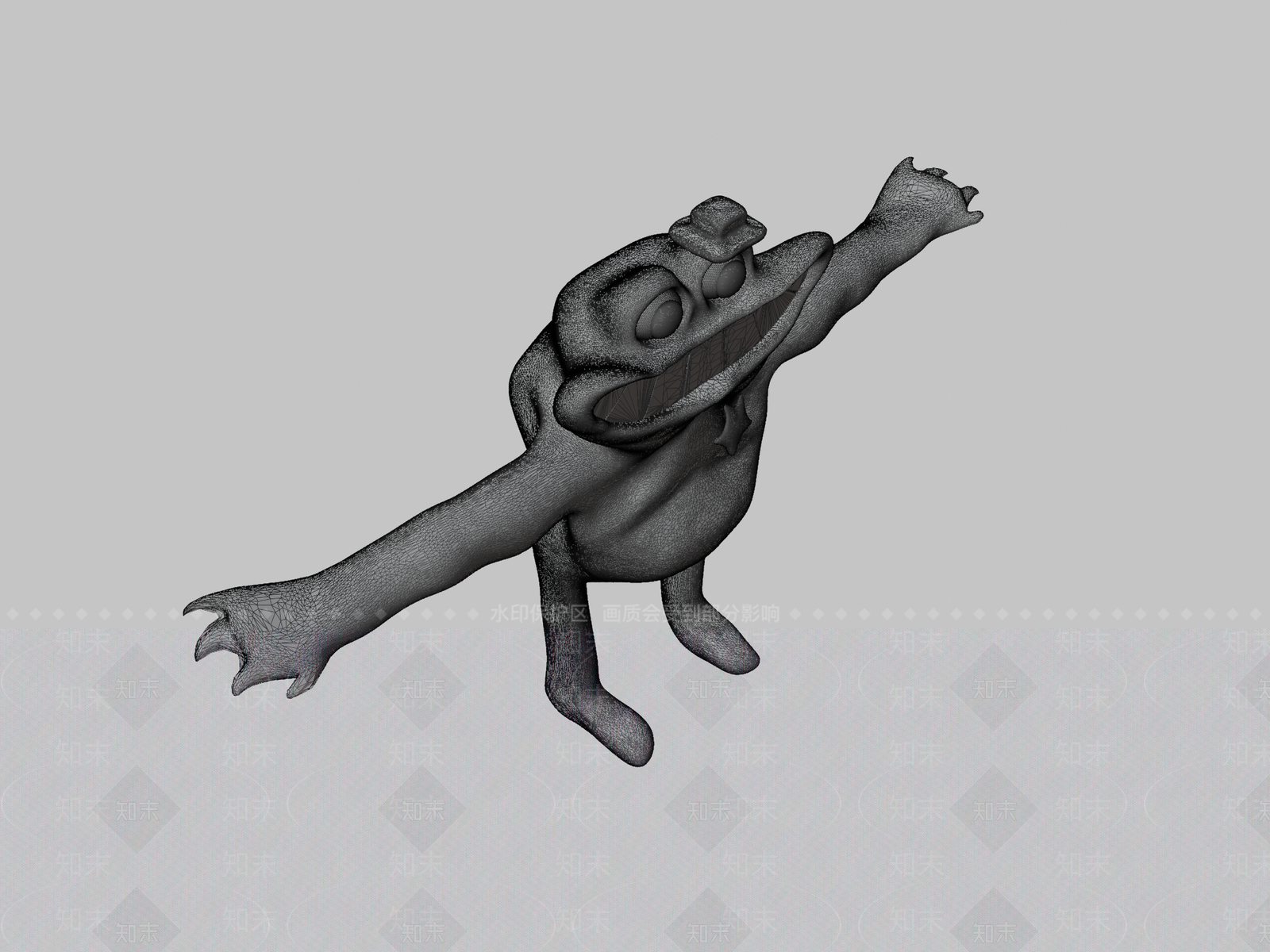 虚拟人物SU模型下载【ID:1200134088】