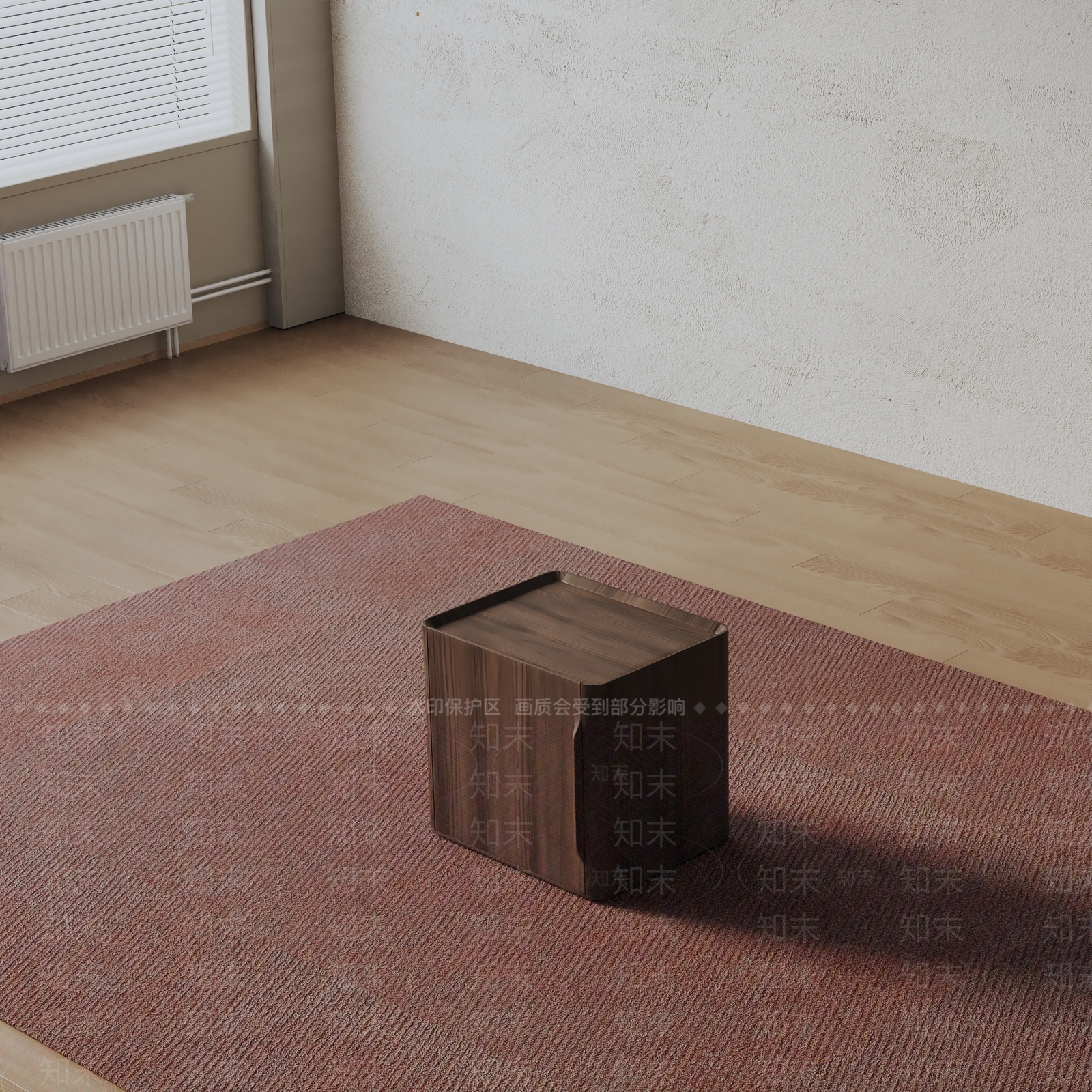 现代床头柜3D模型下载【ID:1200134493】