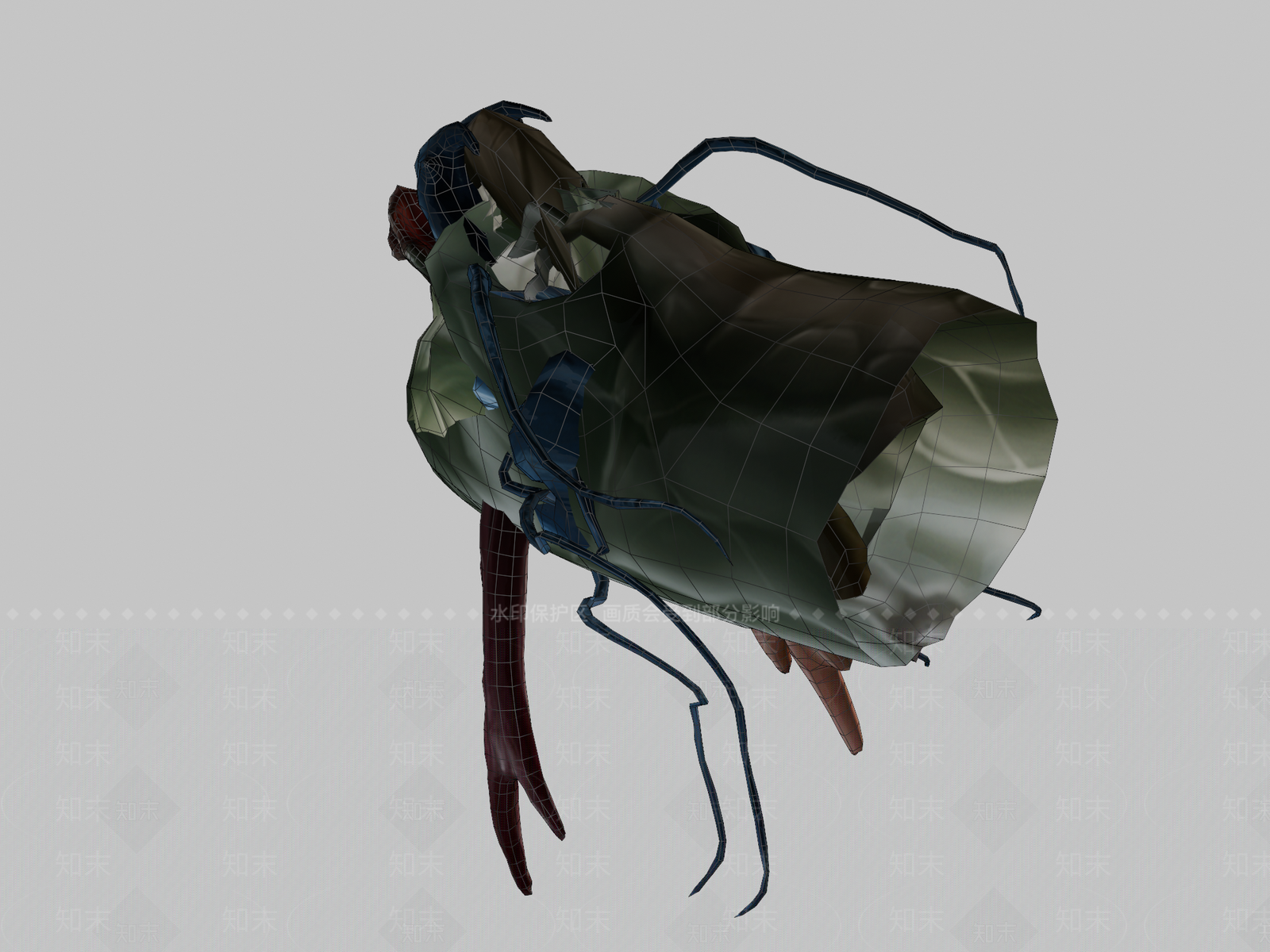 虚拟人物SU模型下载【ID:1200136878】