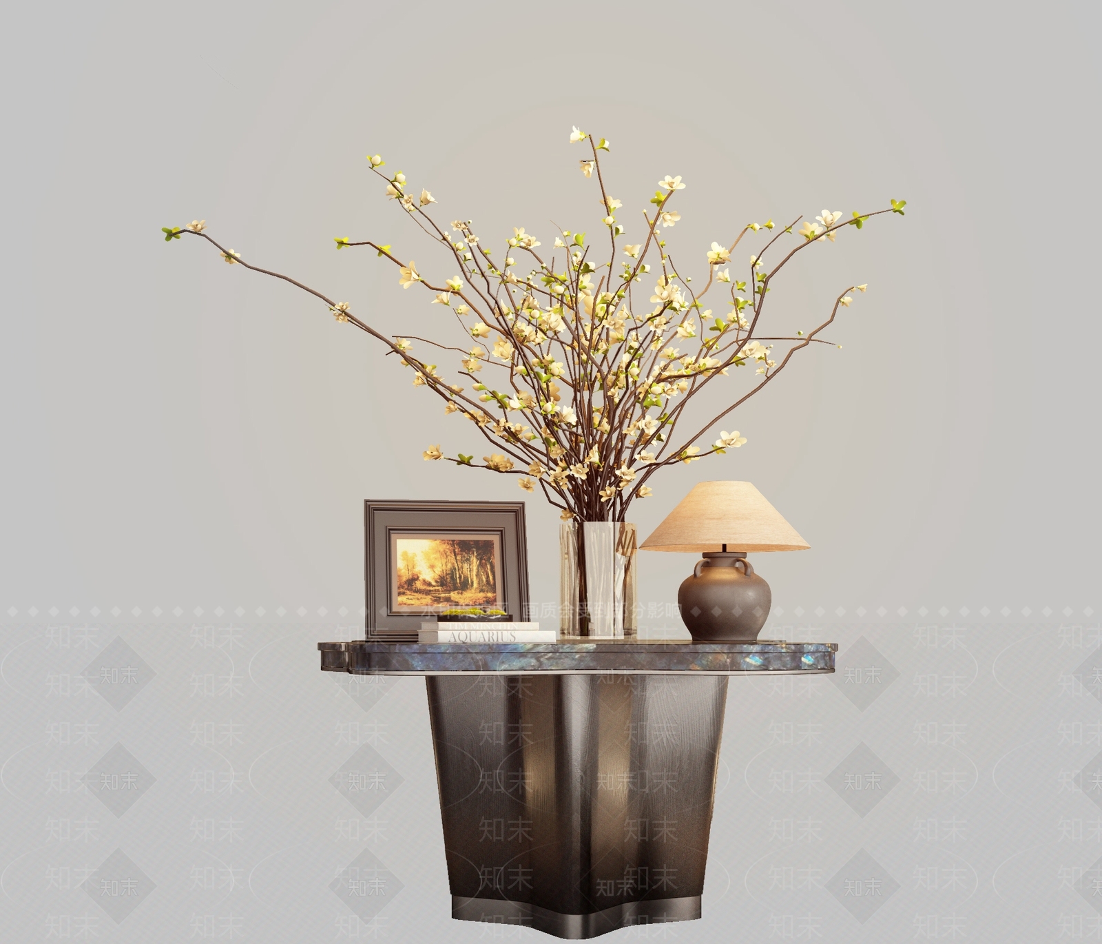 现代意式其他桌子3D模型下载【ID:1200138282】