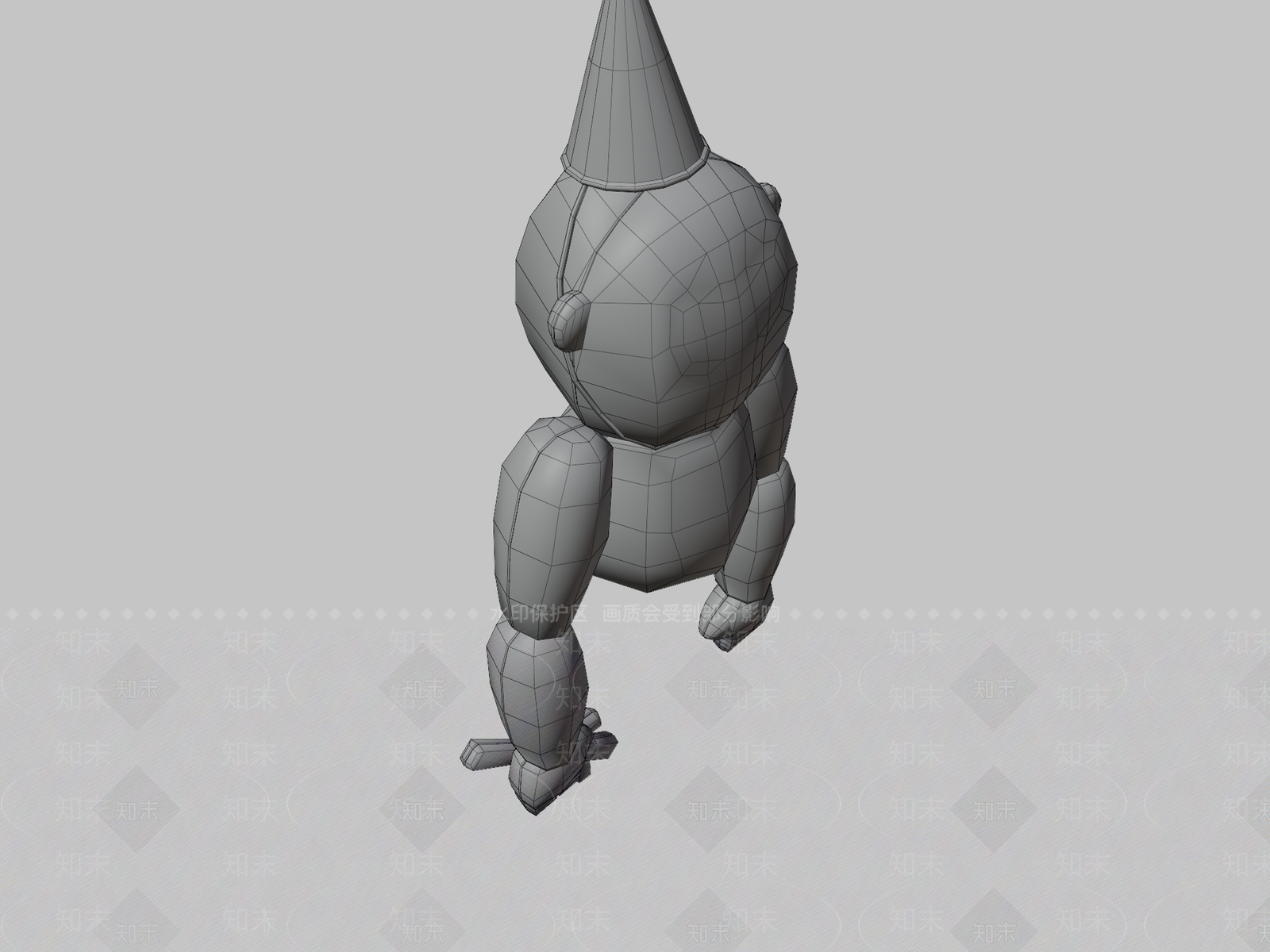 虚拟人物SU模型下载【ID:1200141705】