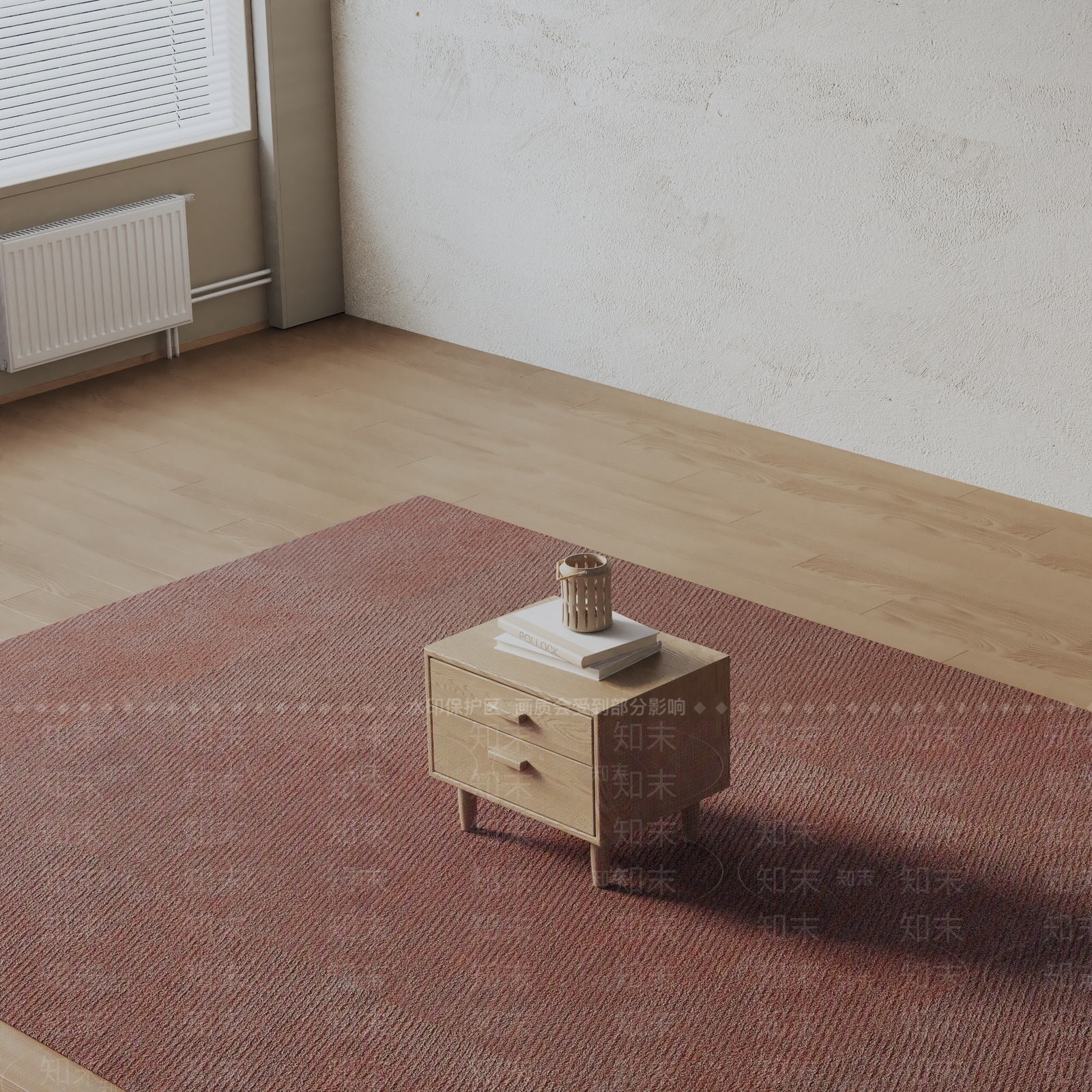 现代床头柜3D模型下载【ID:1200145997】