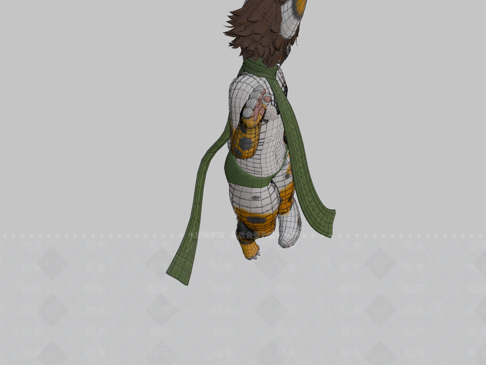 虚拟人物SU模型下载【ID:1200149638】