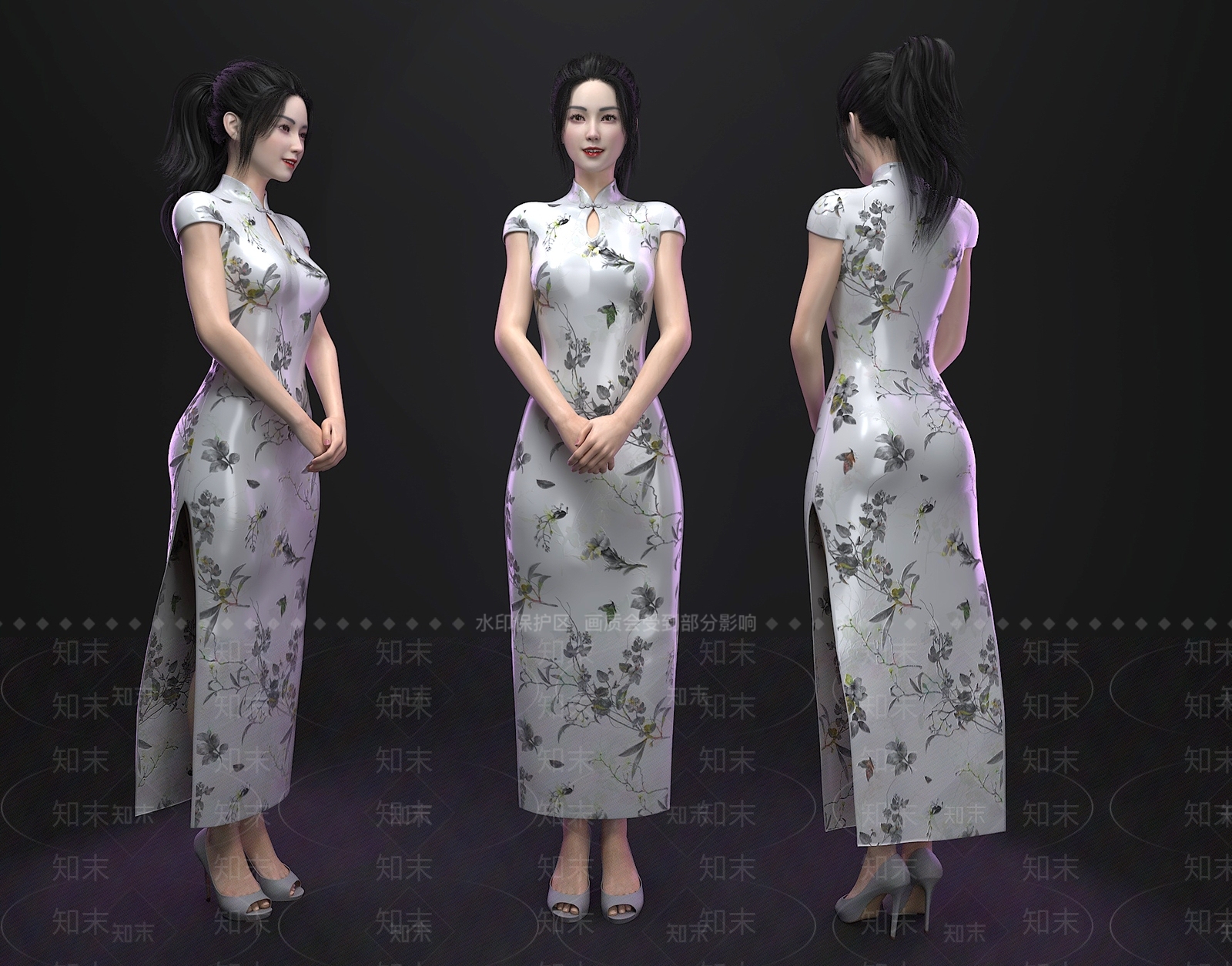 女人SU模型下载【ID:1200152243】
