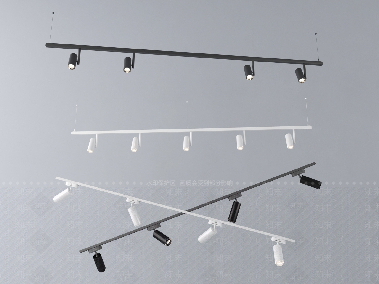 现代射灯3D模型下载【ID:1200159332】