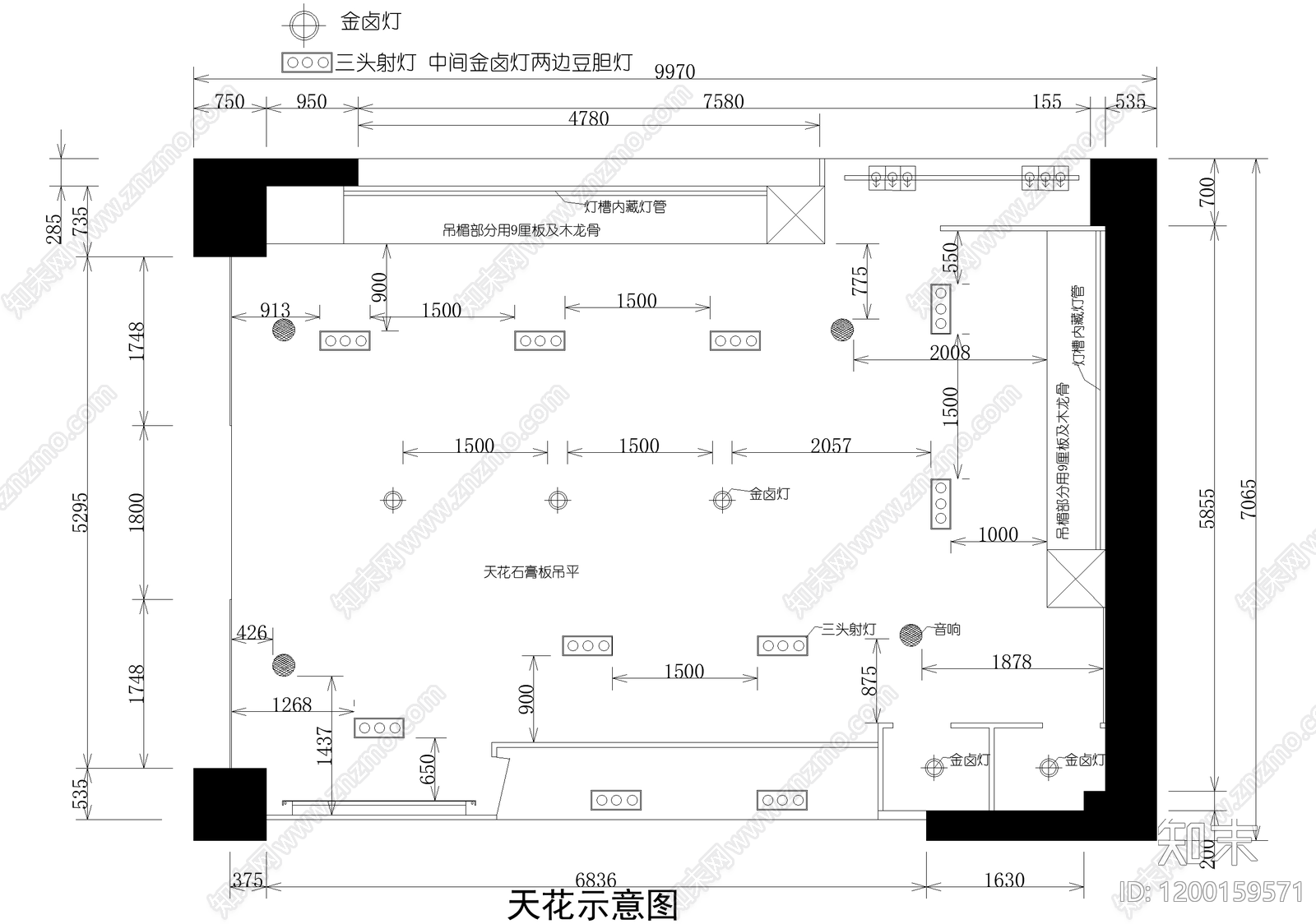 服装店cad施工图下载【ID:1200159571】