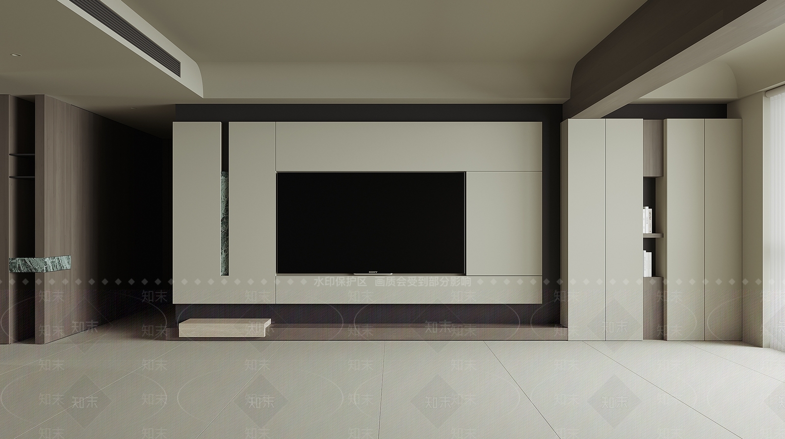 现代电视背景墙3D模型下载【ID:1200159742】