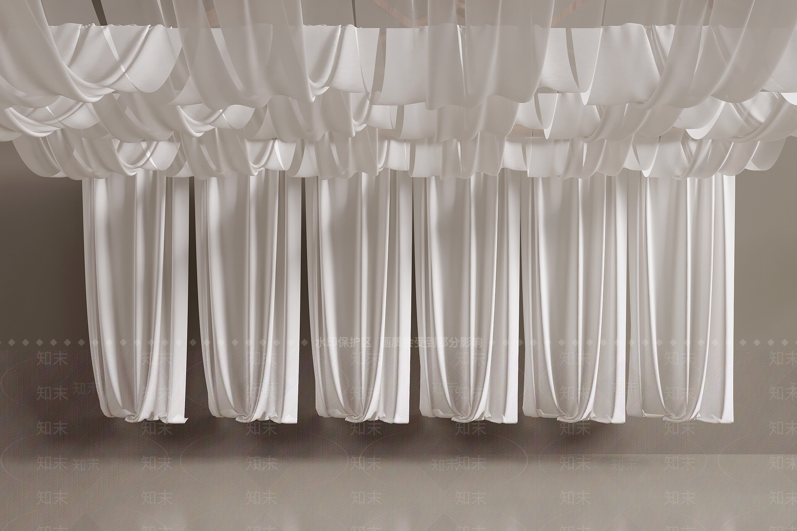 现代吊顶SU模型下载【ID:1200160823】