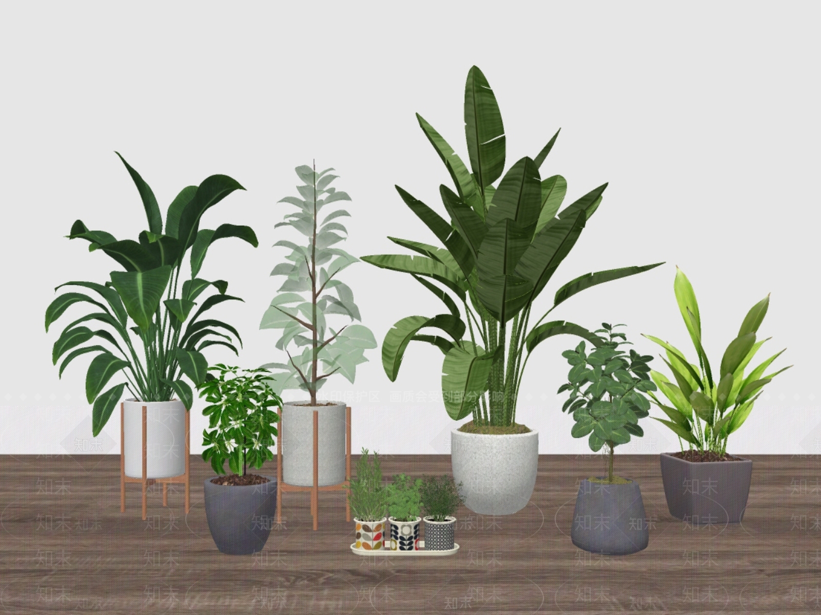 盆栽SU模型下载【ID:1200162013】
