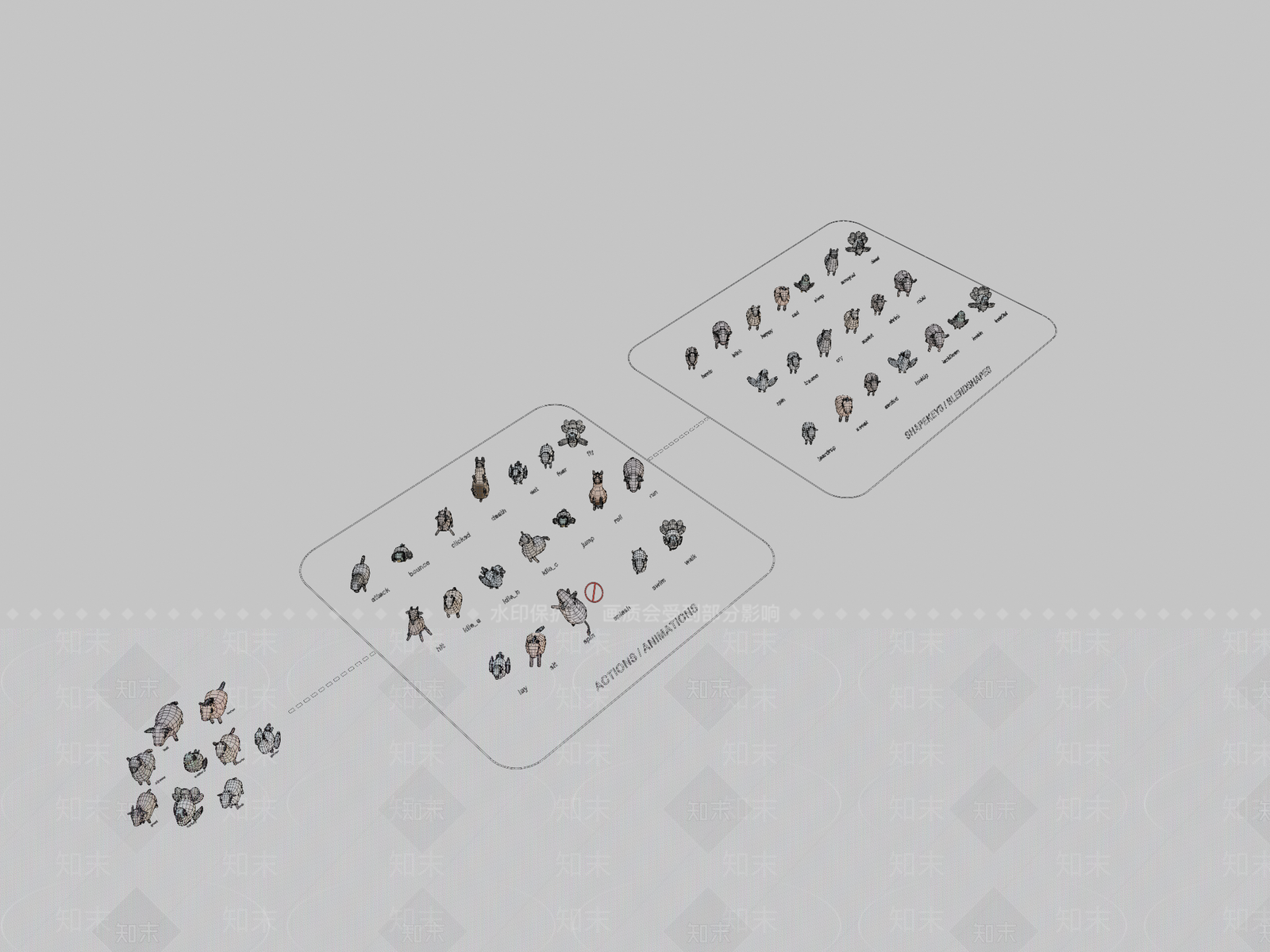 虚拟人物SU模型下载【ID:1200162359】