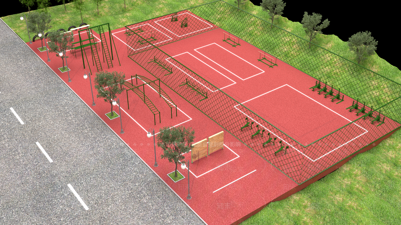 现代其他舞台场景3D模型下载【ID:1200162799】