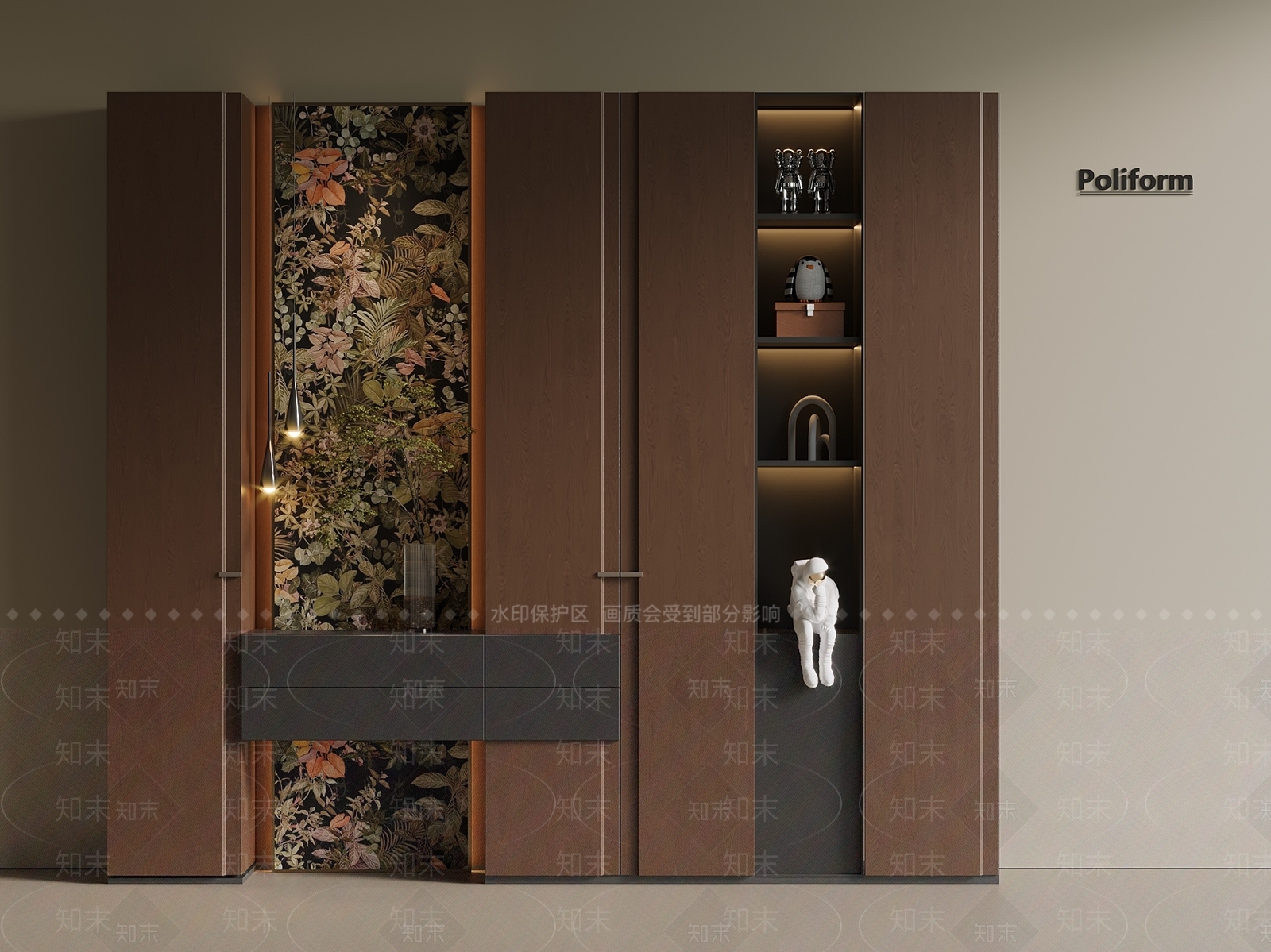 中古新中式鞋柜3D模型下载【ID:1200164899】