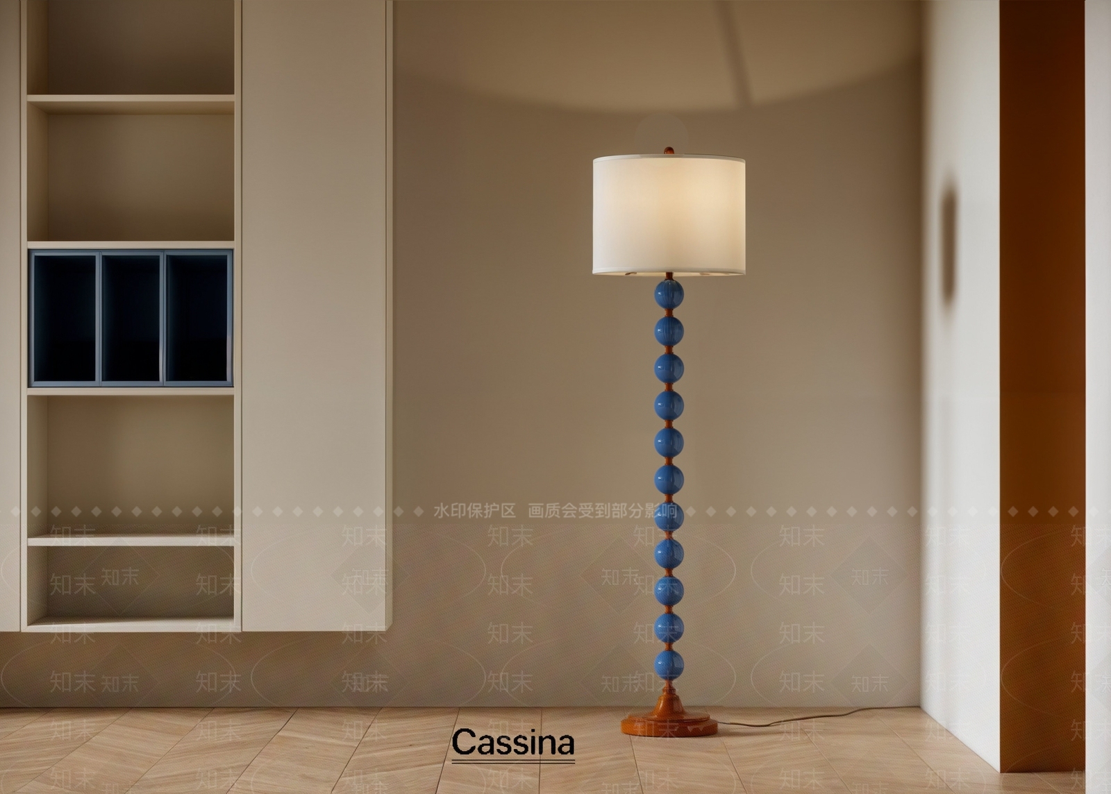 中古侘寂落地灯SU模型下载【ID:1200166237】