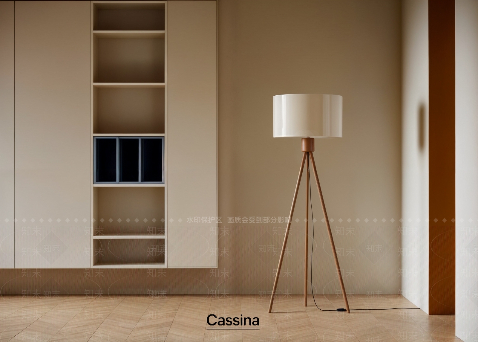 中古侘寂落地灯SU模型下载【ID:1200166555】