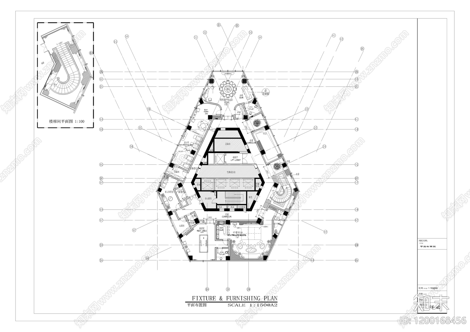 欧式会所cad施工图下载【ID:1200168456】