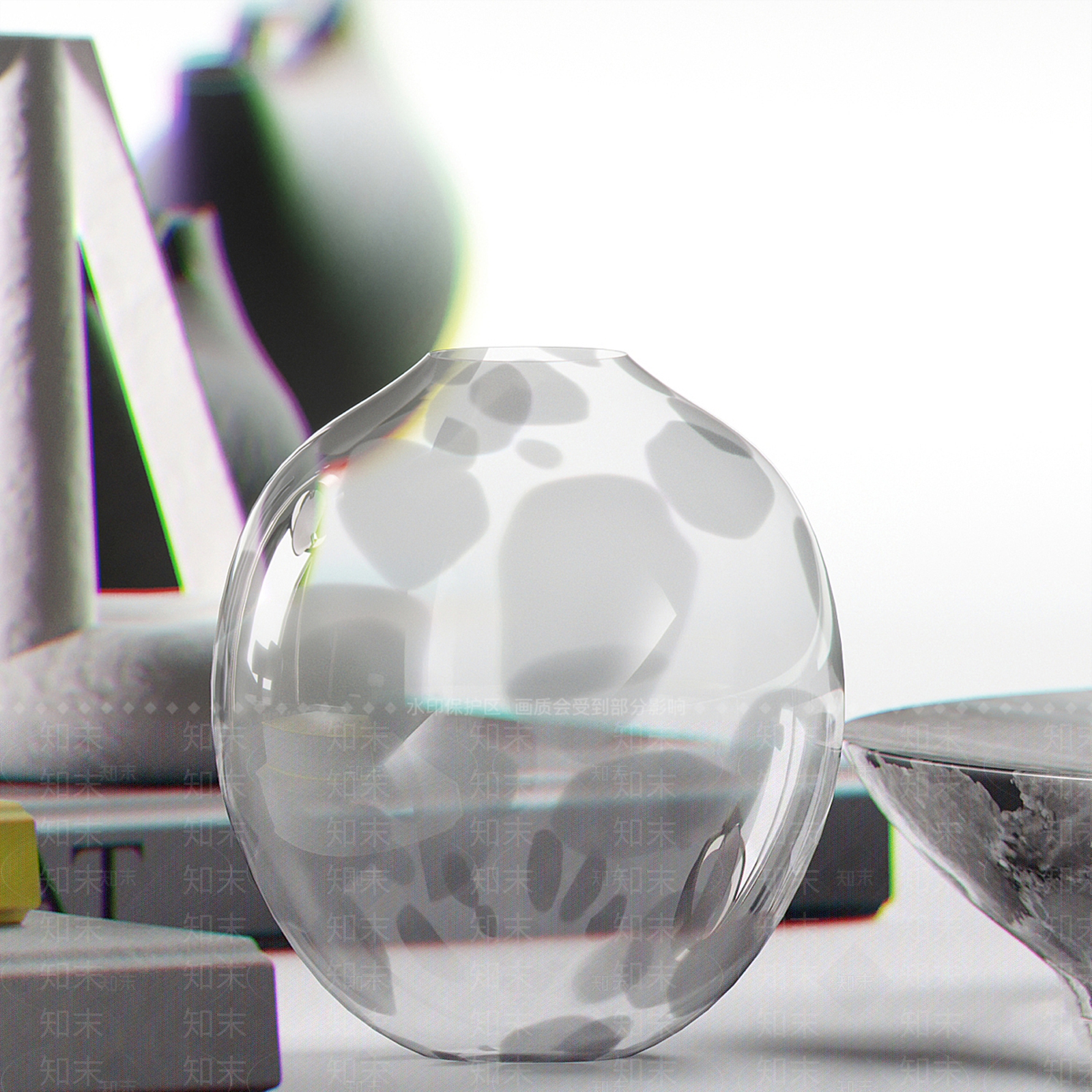 现代极简摆件组合3D模型下载【ID:1200168470】