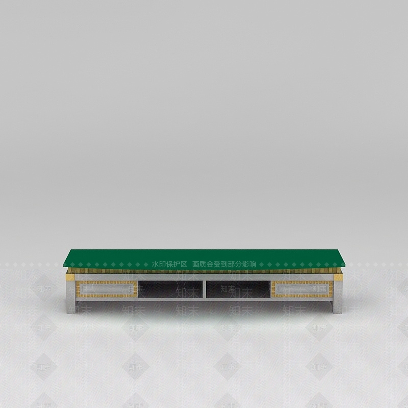 现代拼色电视柜3D模型下载【ID:1200169886】