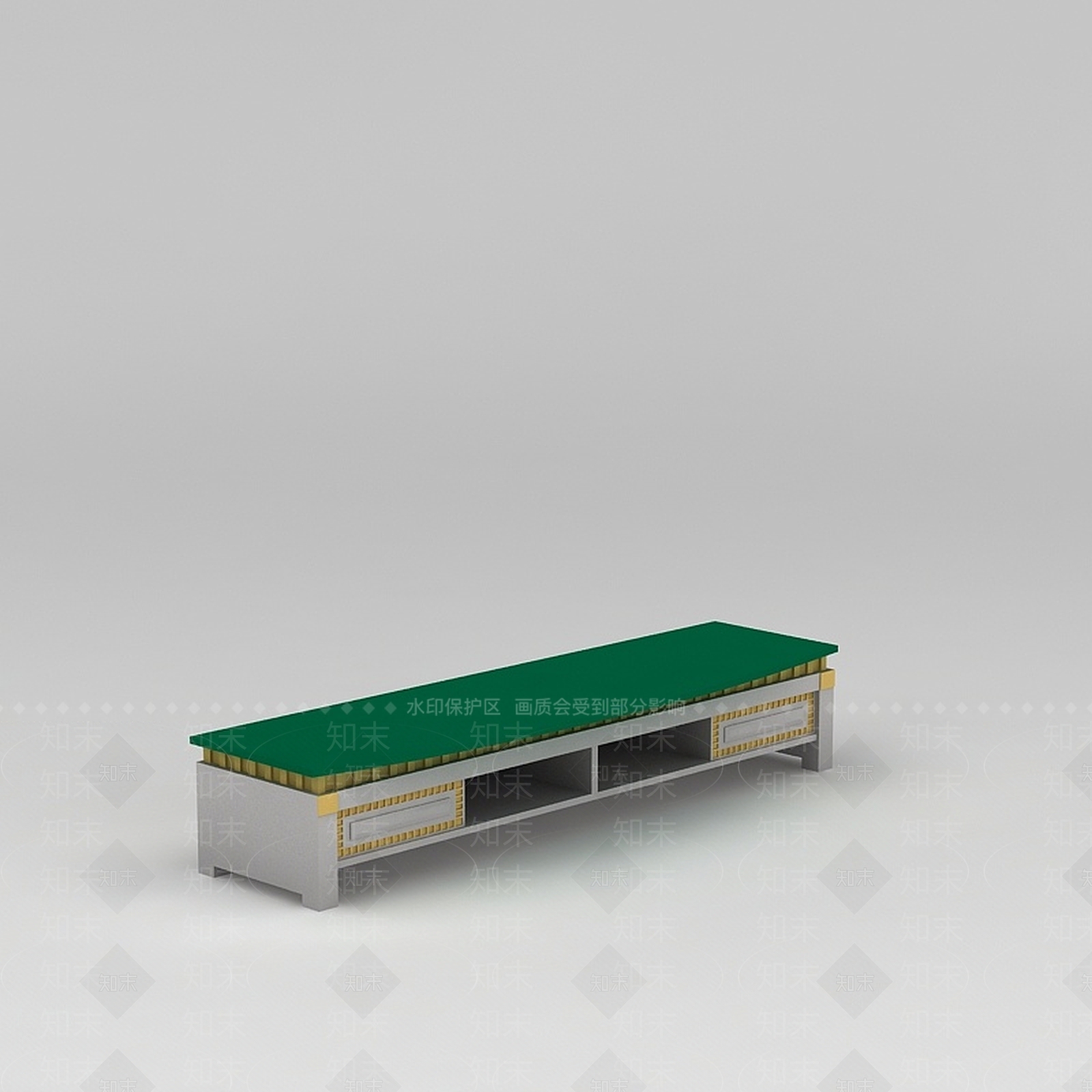 现代拼色电视柜3D模型下载【ID:1200169886】